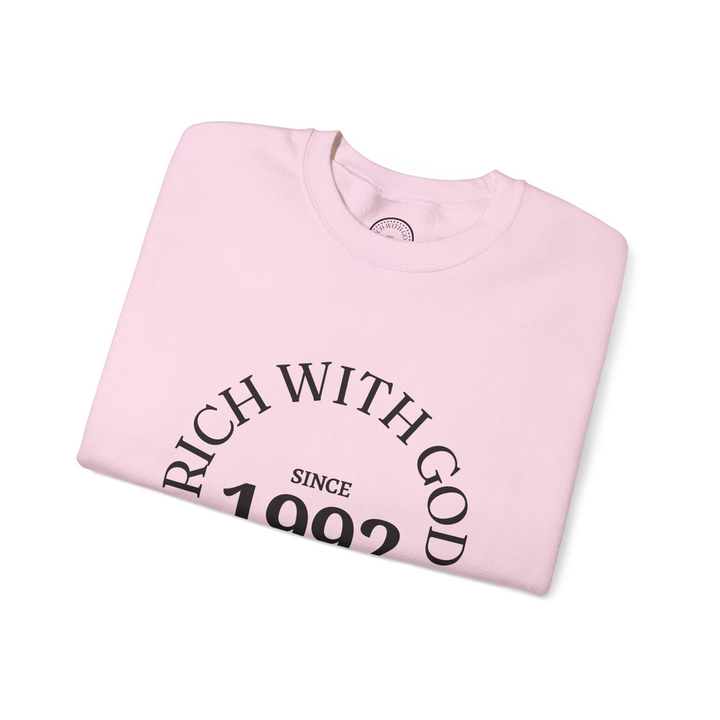 Rich With God Original Crewneck — God Provides Edition