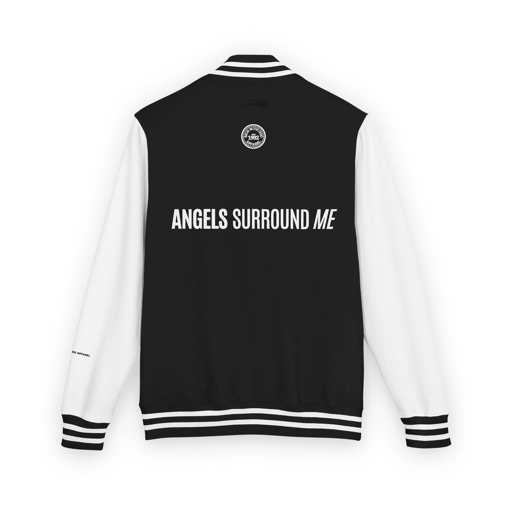 Letterman Jacket — 'Angels Surround Me' Varsity Jacket