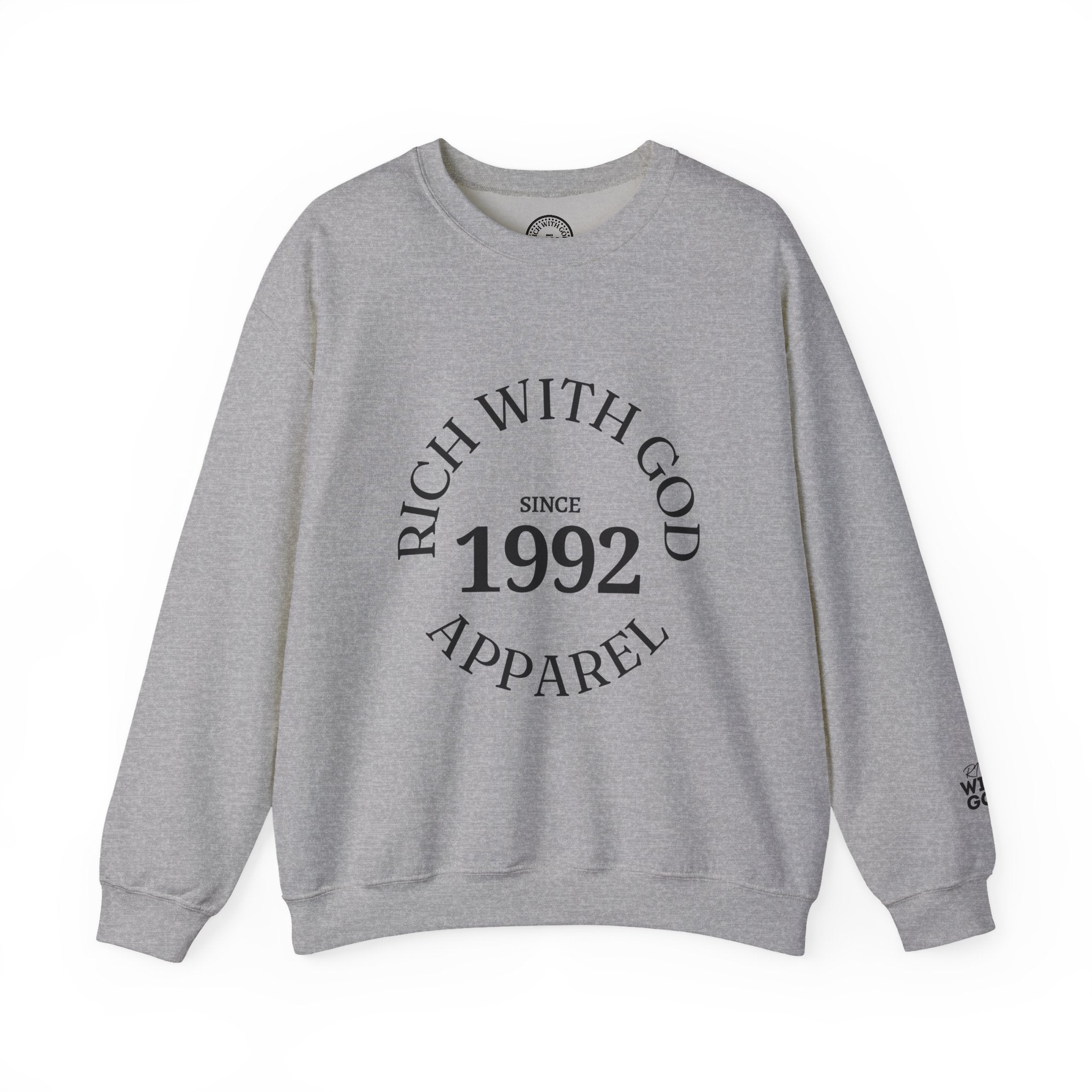 Rich With God Original Crewneck — God Provides Edition