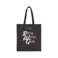 RWG – Rich With God Black Cotton Canvas Tote Bag