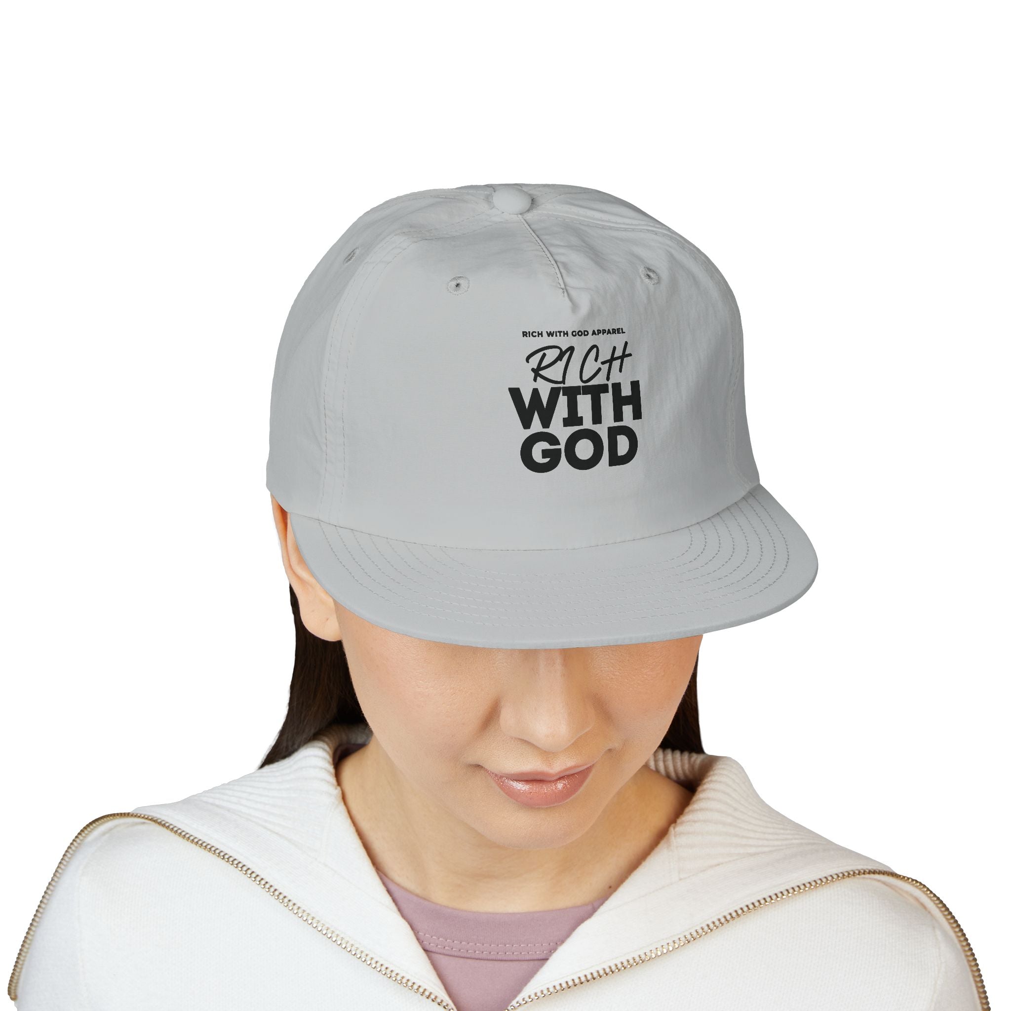 Rich With God Surf Cap Snapback