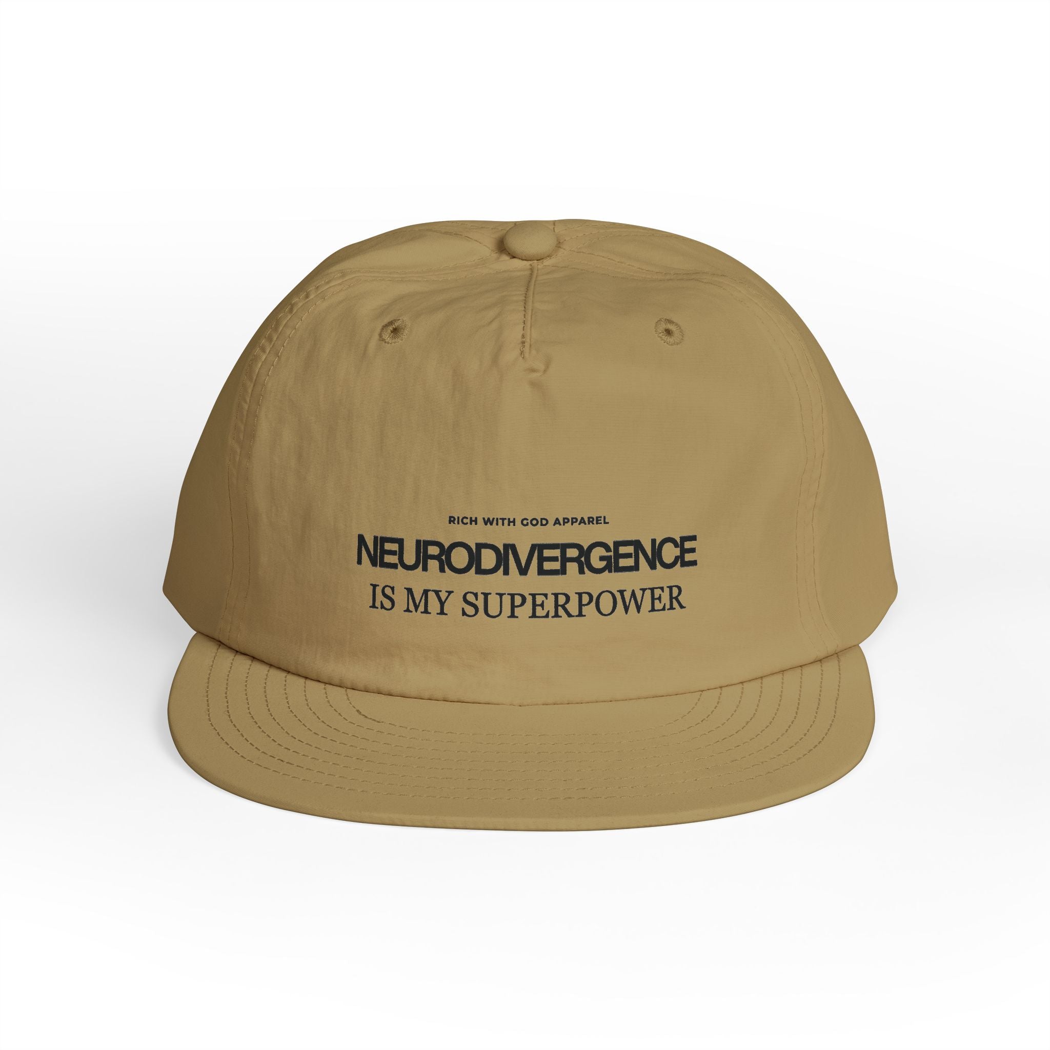 Neurodivergence is My Superpower Surf Cap Snapback