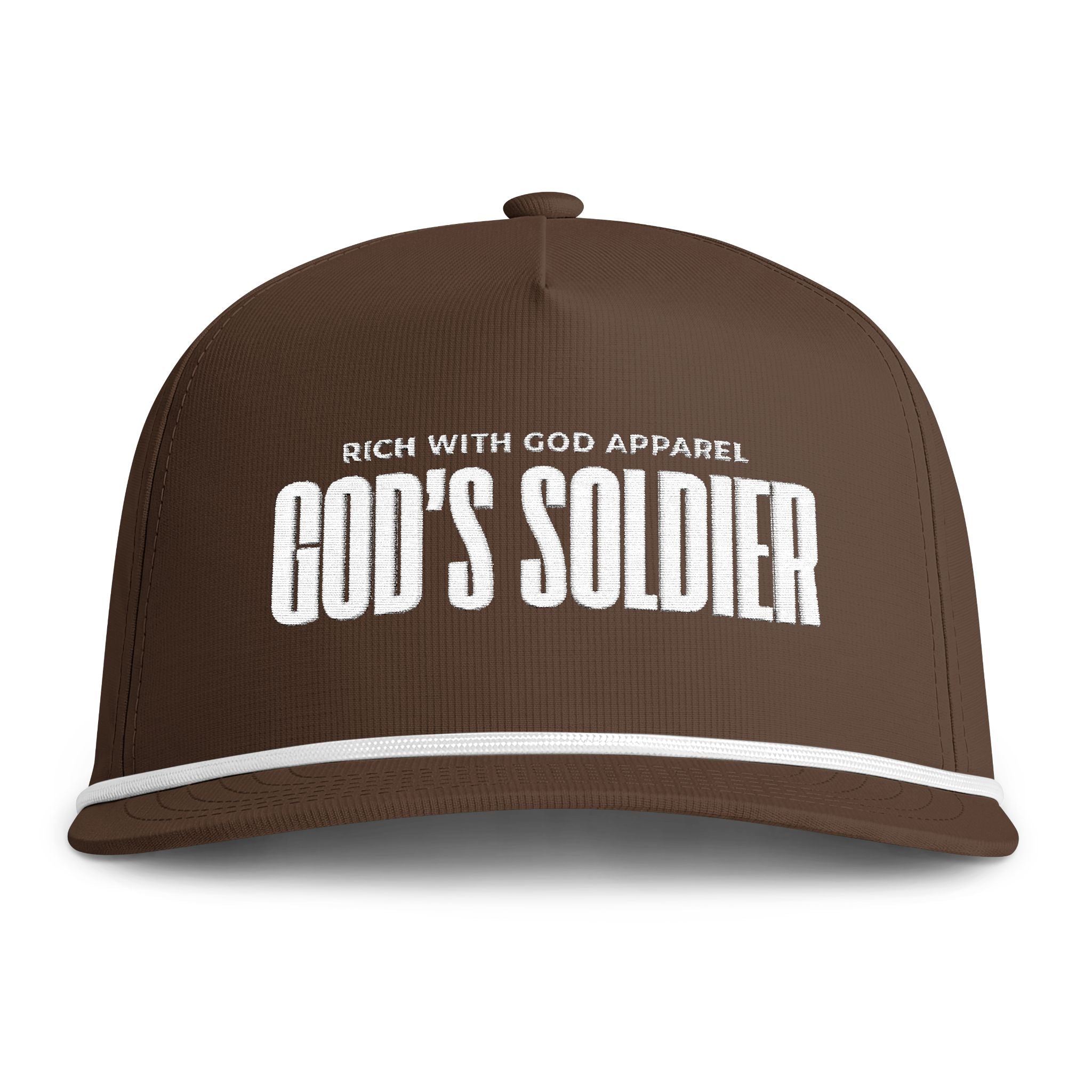 God's Soldier Sunwashed Rope Cap
