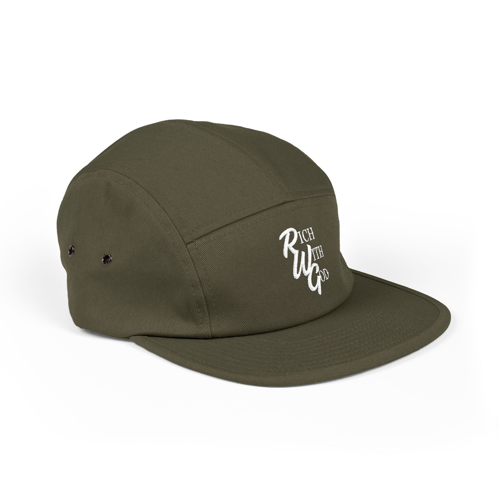 RWG – Rich With God Panel Cap (Embroidery)