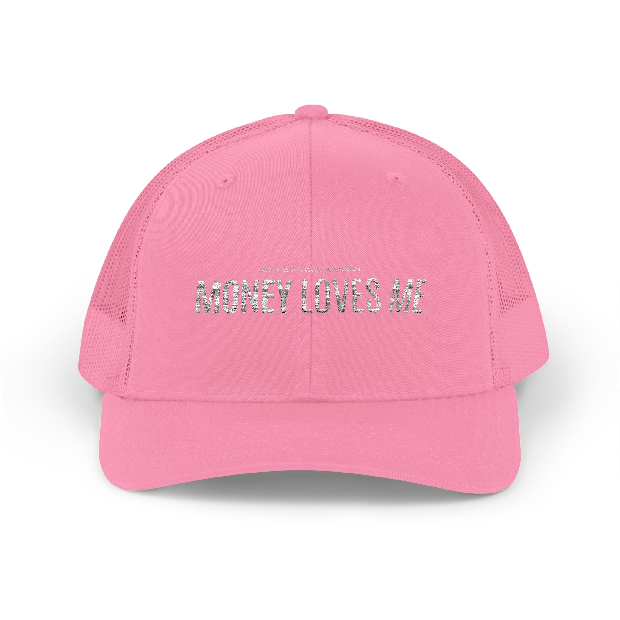 Money Loves Me Snapback Trucker Cap