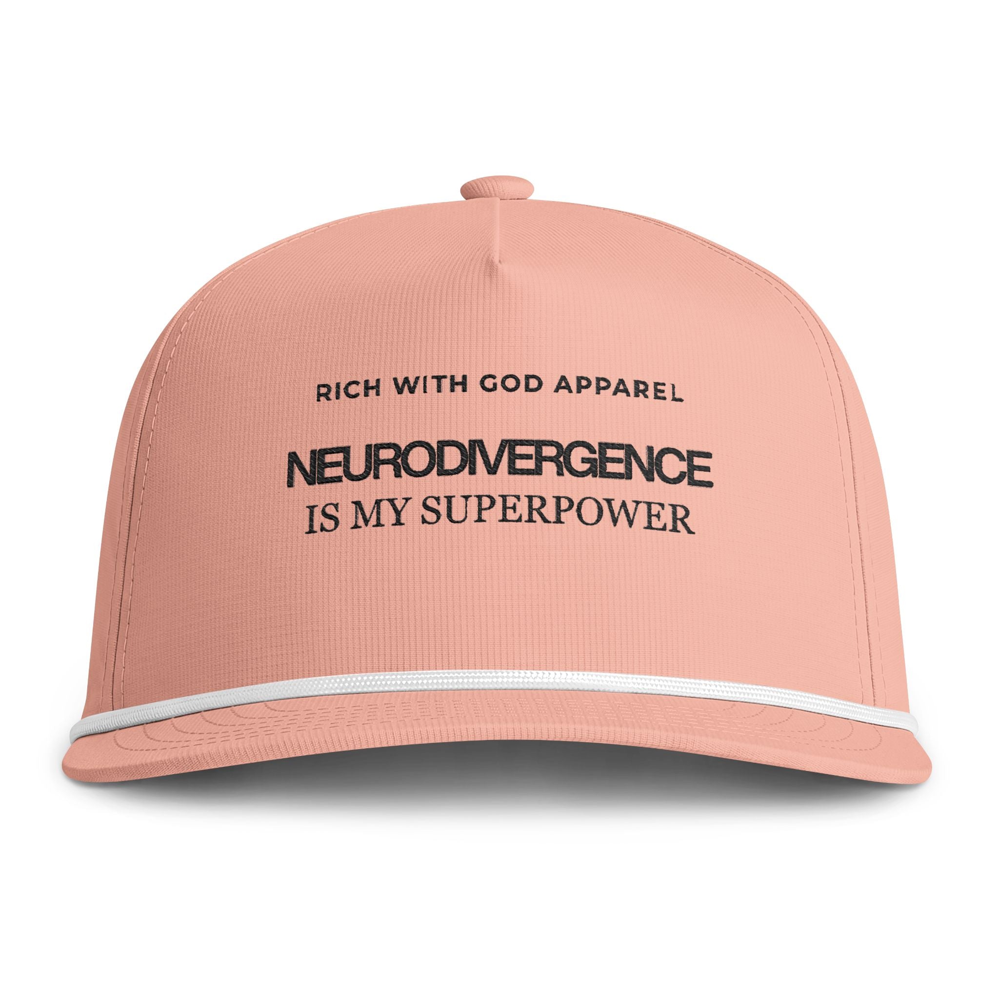 Neurodivergence is My Superpower Sunwashed Rope Cap