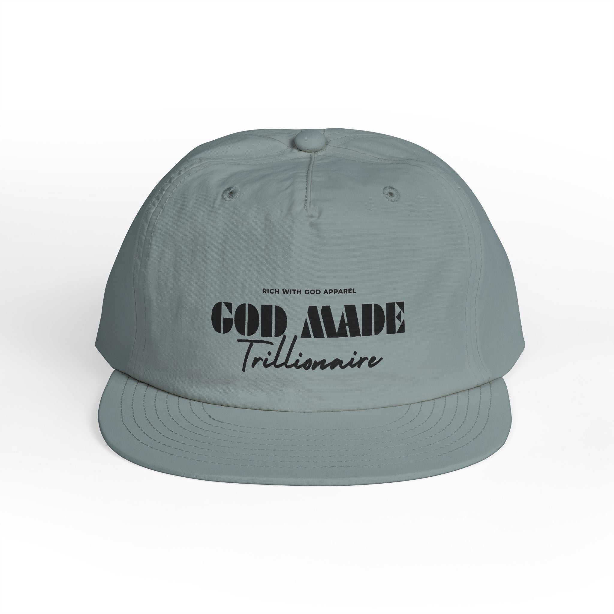 God Made Trillionaire Surf Cap Snapback