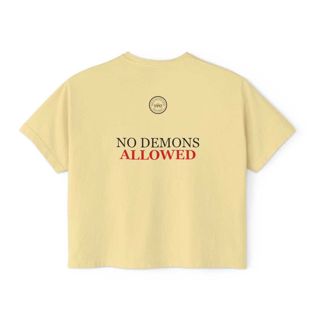 Demon Free Zone Women's Boxy Tee