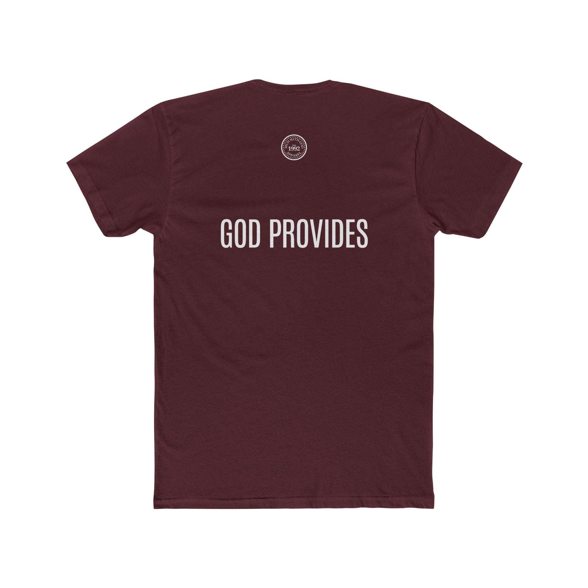 Rich With God Original Crew Tee — God Provides Edition