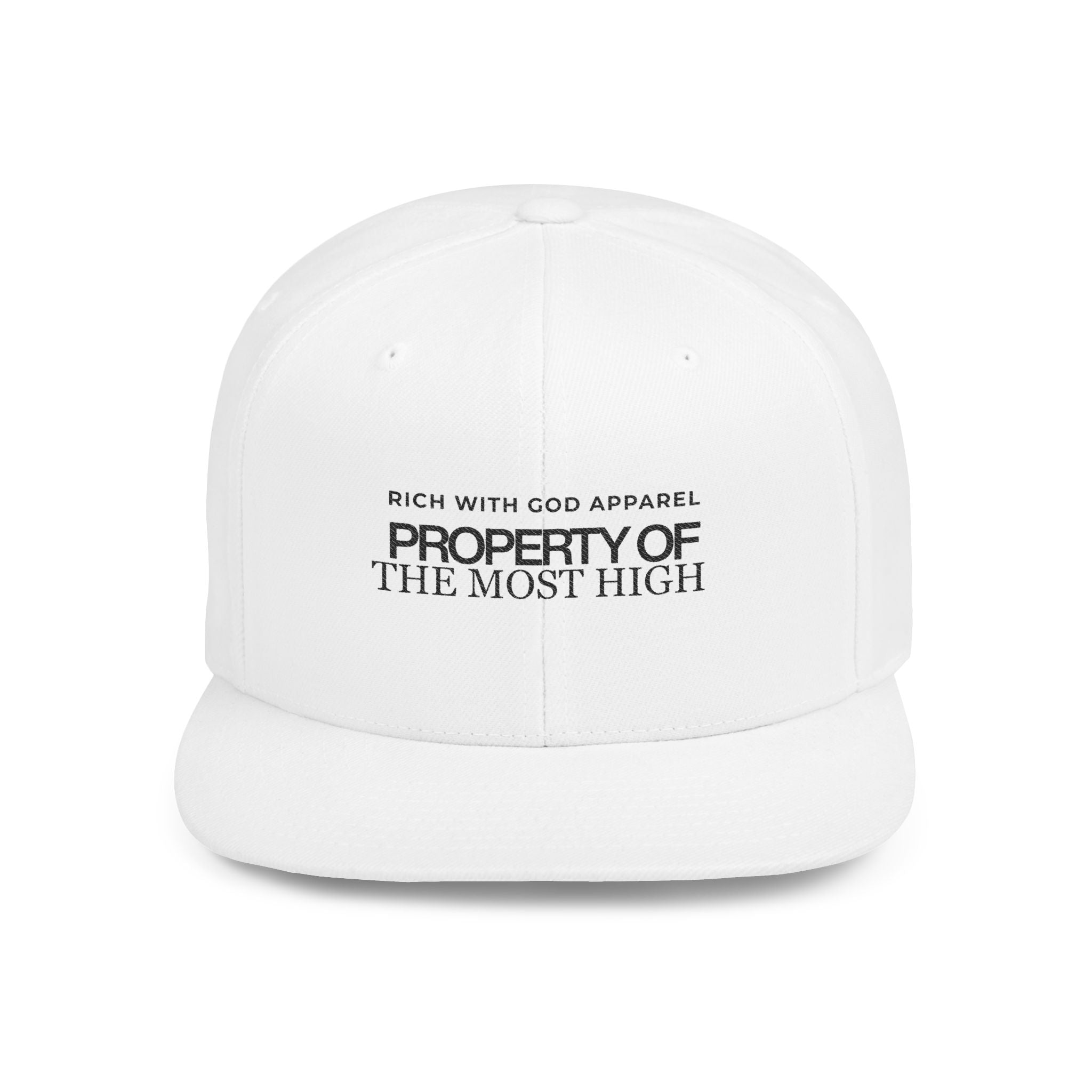 Property of the Most High Flat Bill Snapback