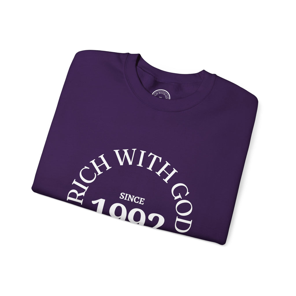 Rich With God Original Crewneck — God Provides Edition