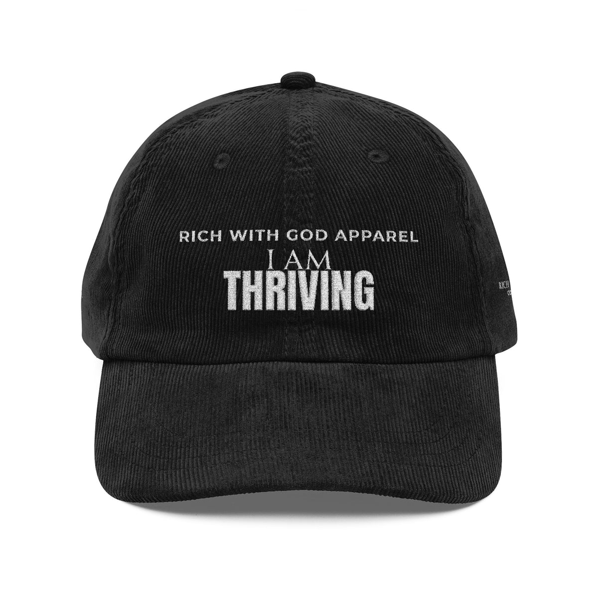 I Am Thriving Vintage Corduroy Cap (Embroidery)