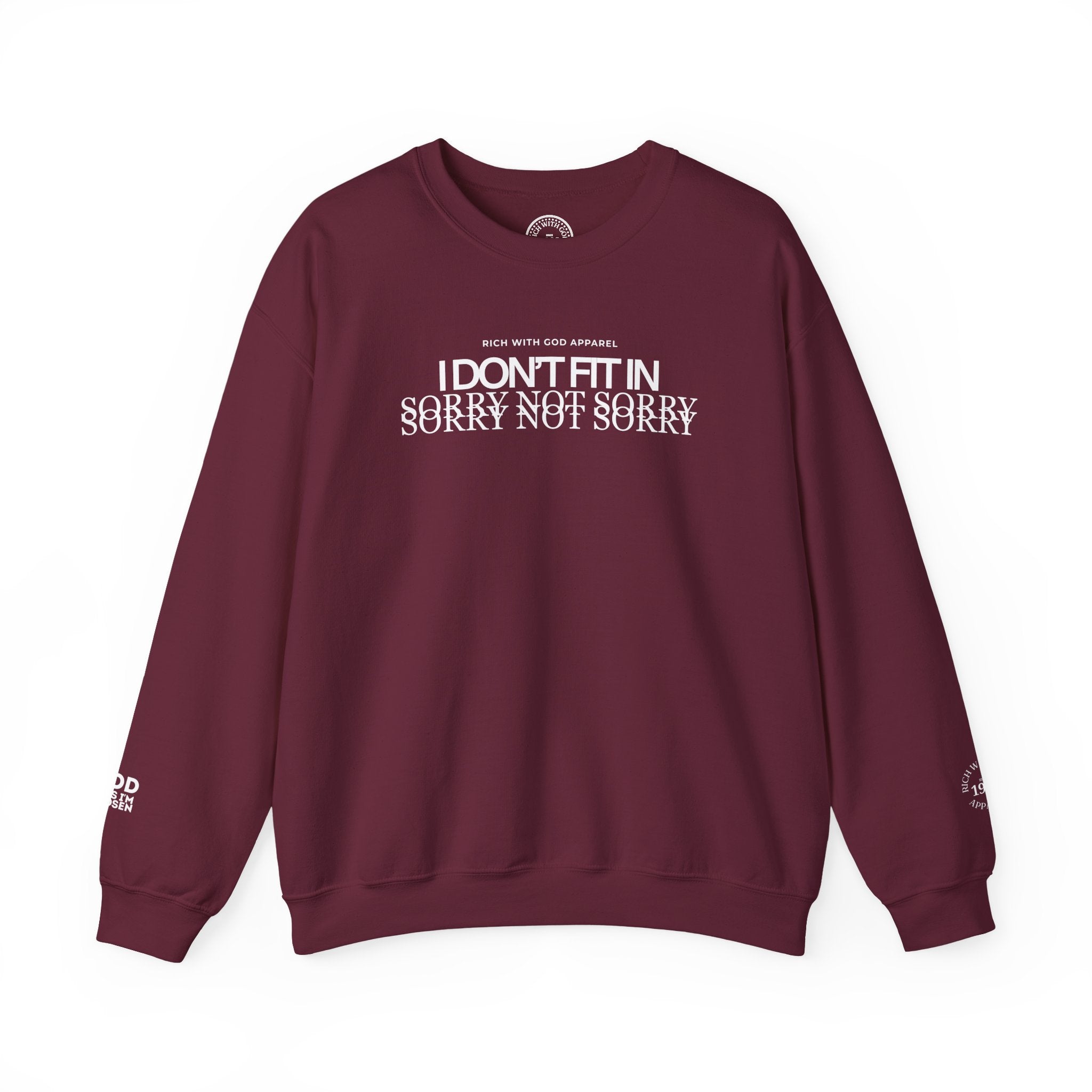 I Don't Fit In Crewneck Sweatshirt