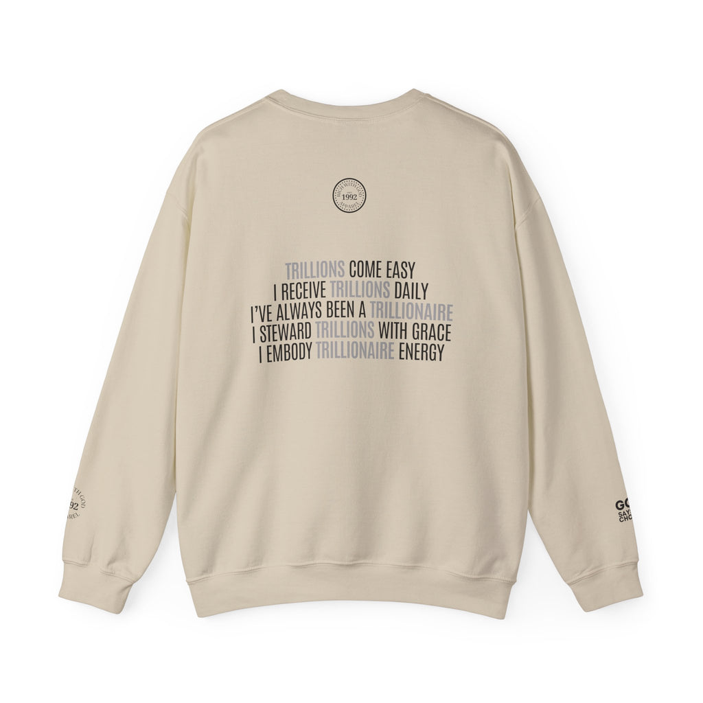 God Made Trillionaire Crewneck Sweatshirt