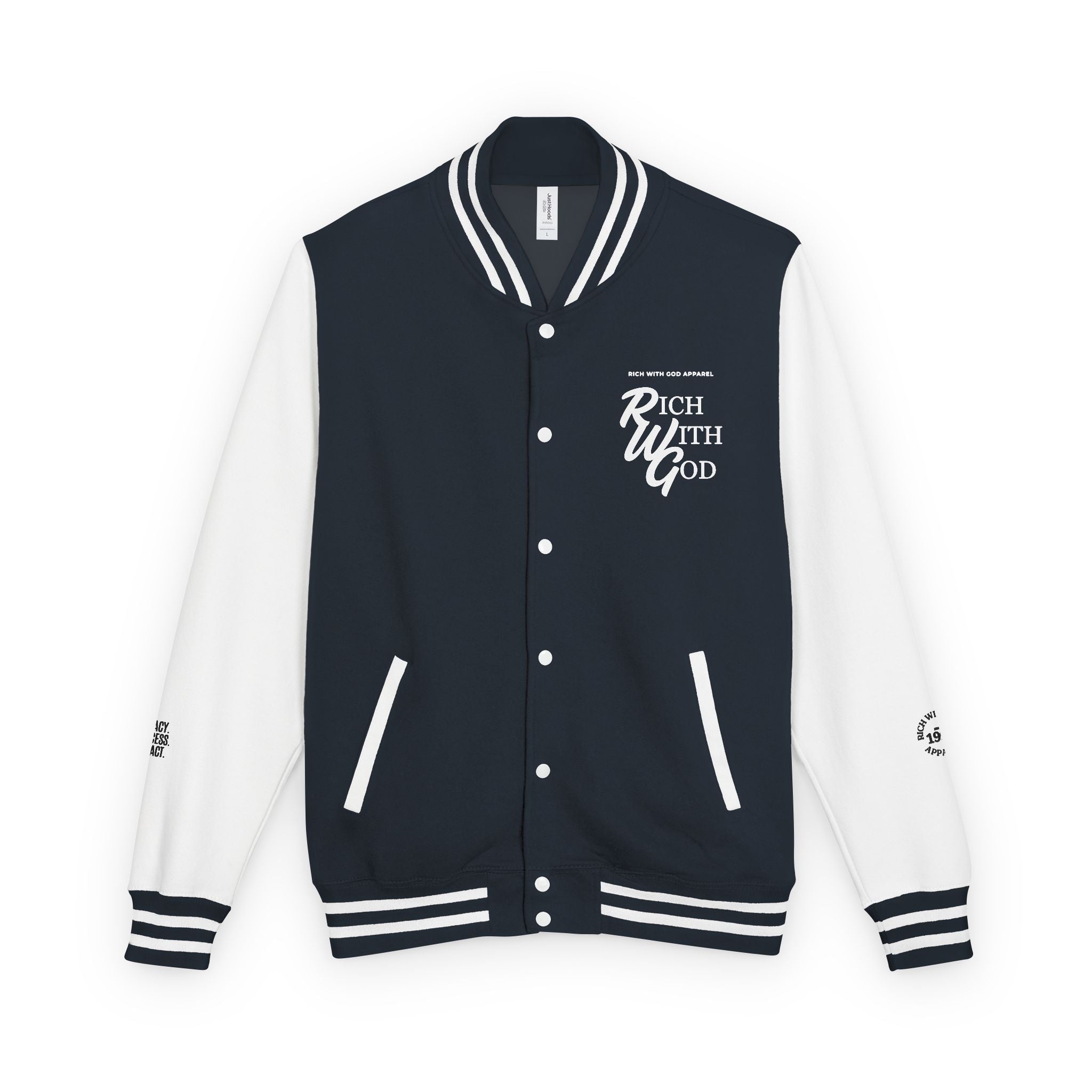 RWG - Rich With God Varsity Letterman Jacket