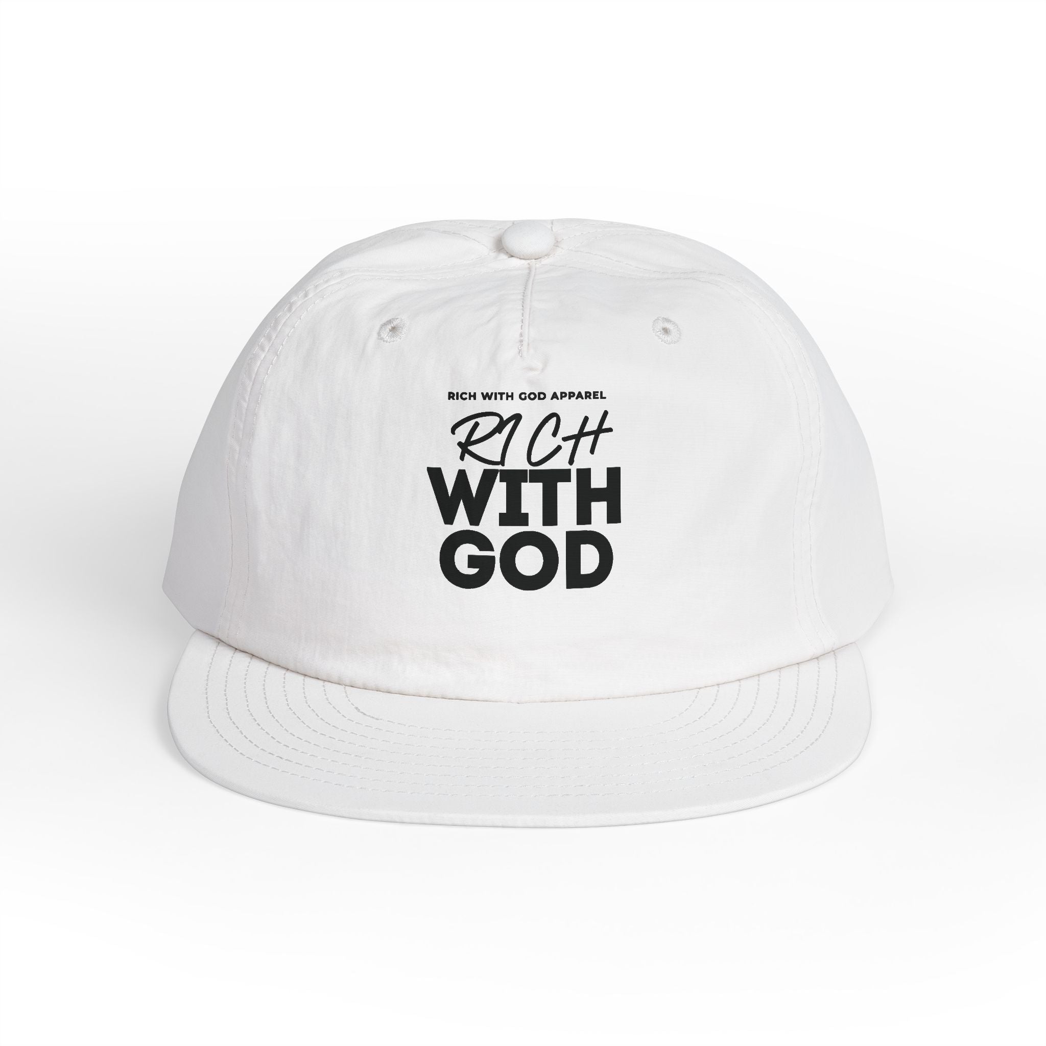 Rich With God Surf Cap Snapback