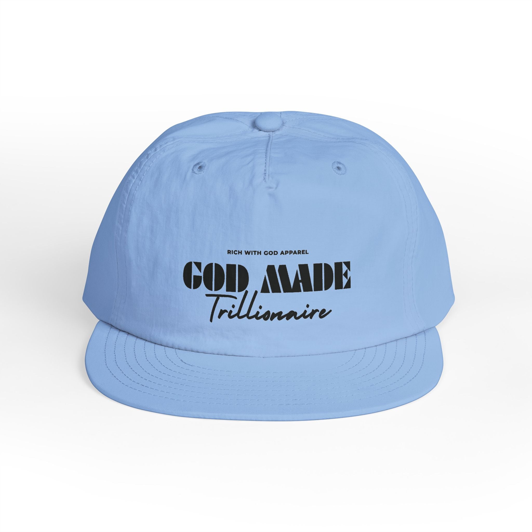 God Made Trillionaire Surf Cap Snapback