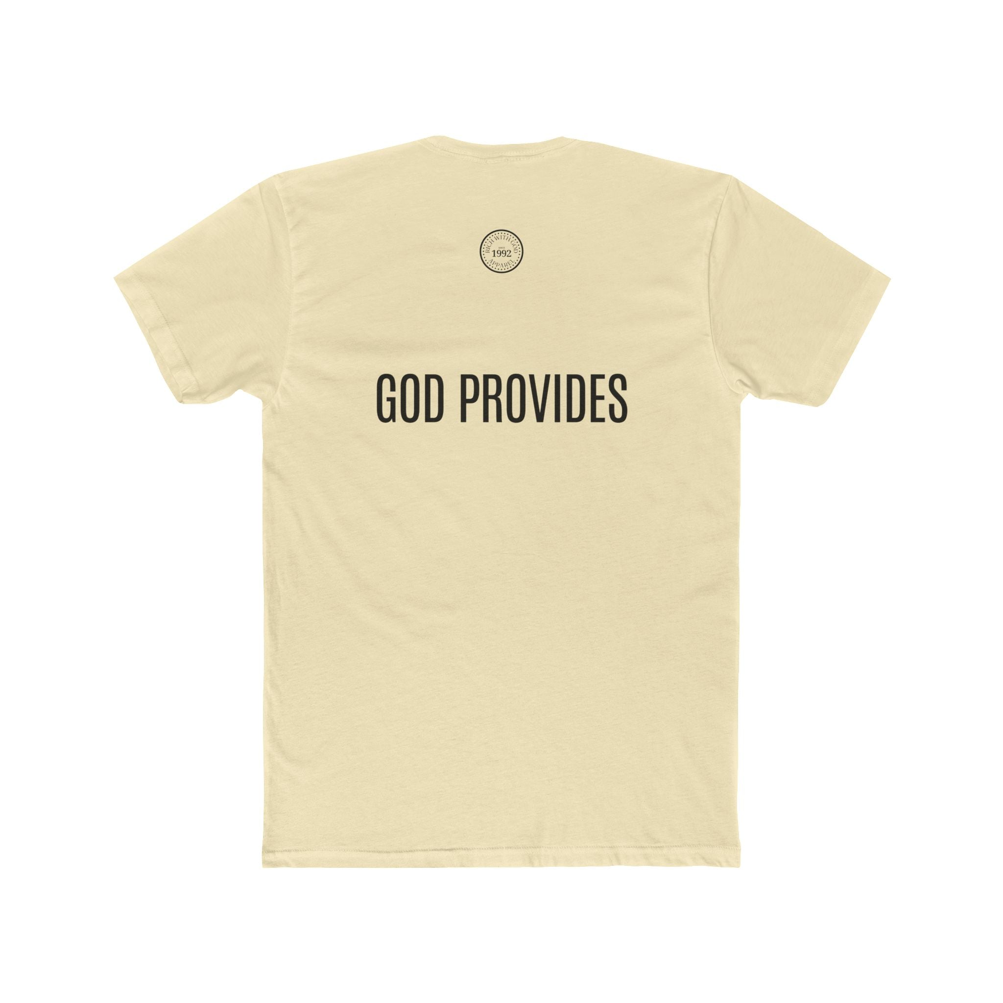 Rich With God Original Crew Tee — God Provides Edition