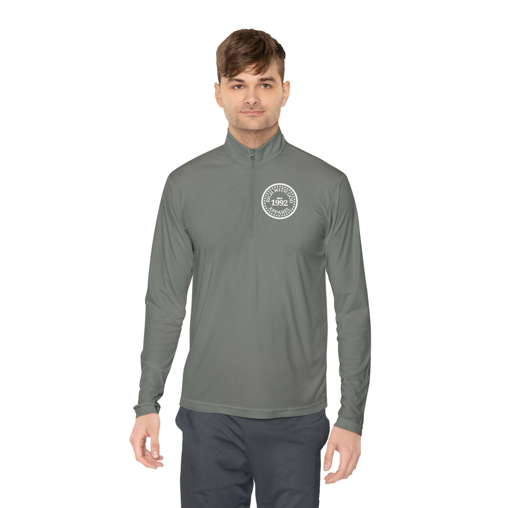Rich With God Unisex Quarter-Zip Pullover