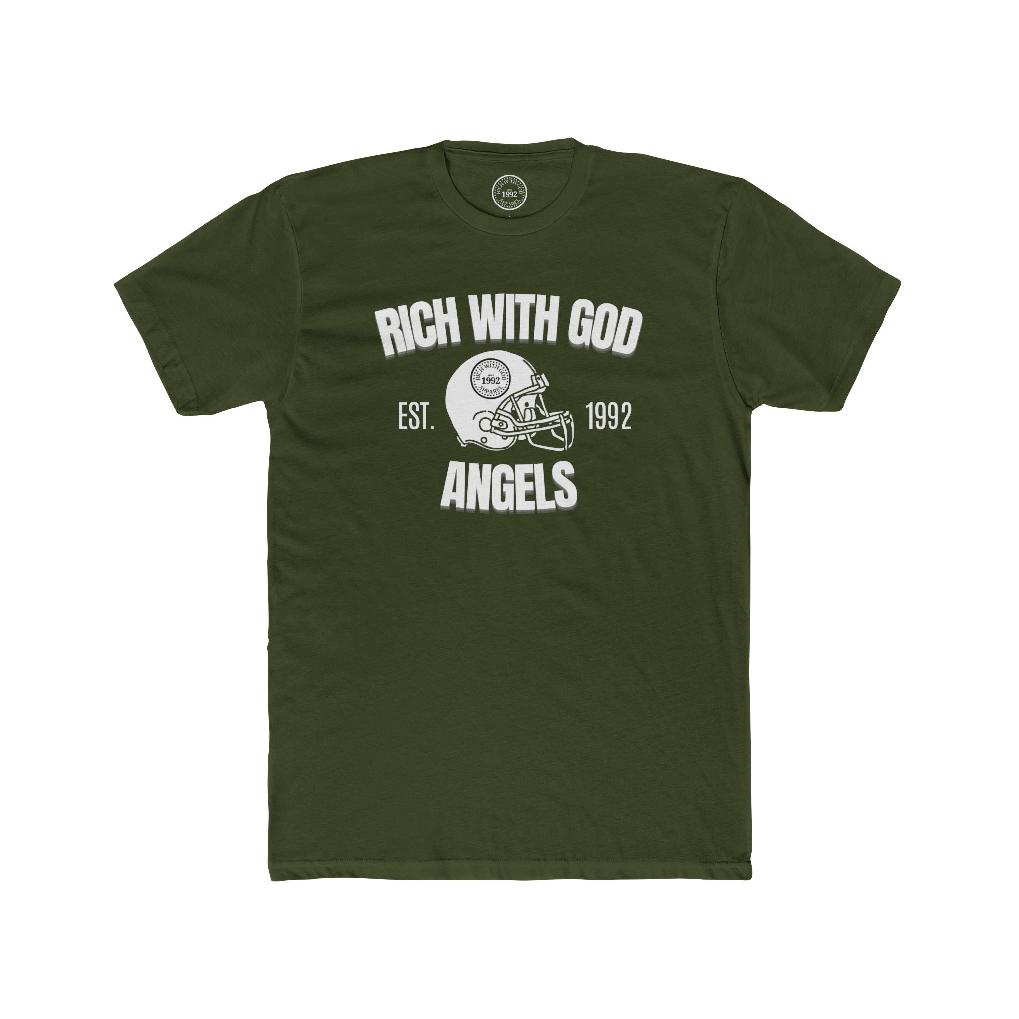 Rich With God Angels Crew Tee