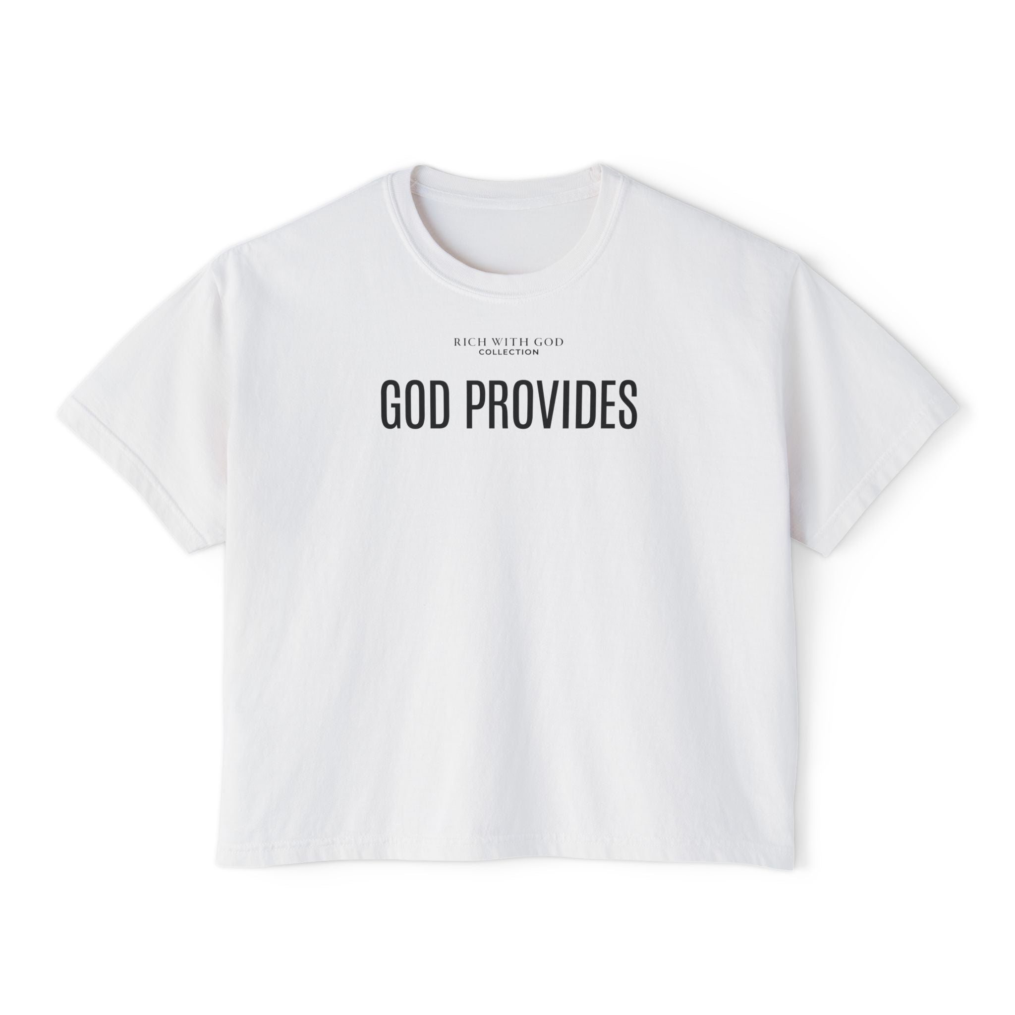 God Provides Women's Boxy Tee
