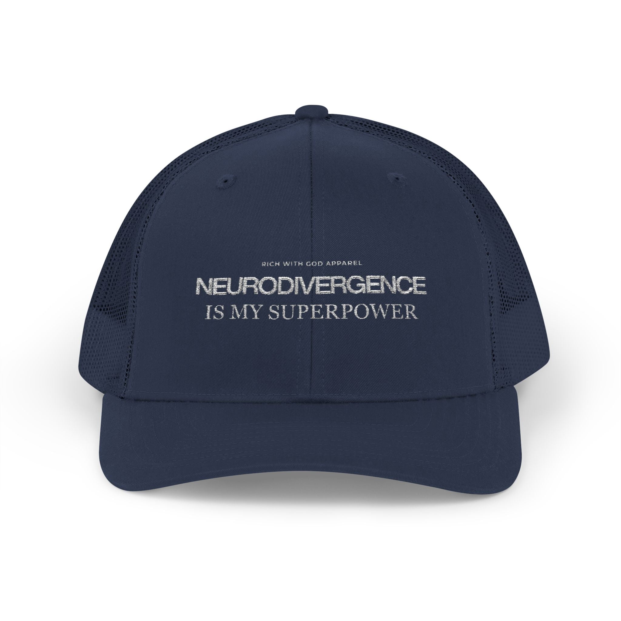 Neurodivergence is My Superpower Snapback Trucker Cap