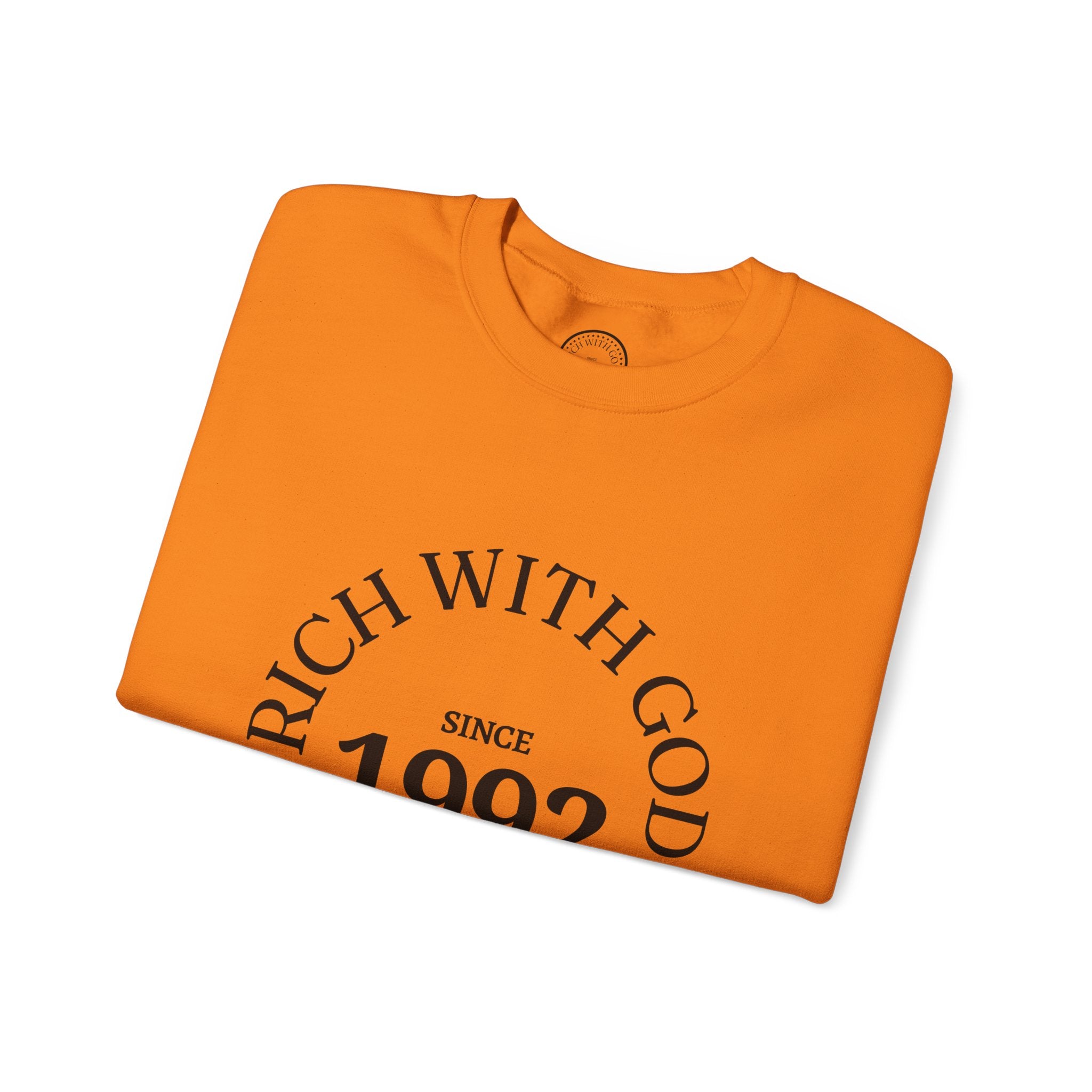 Rich With God Original Crewneck — God Provides Edition