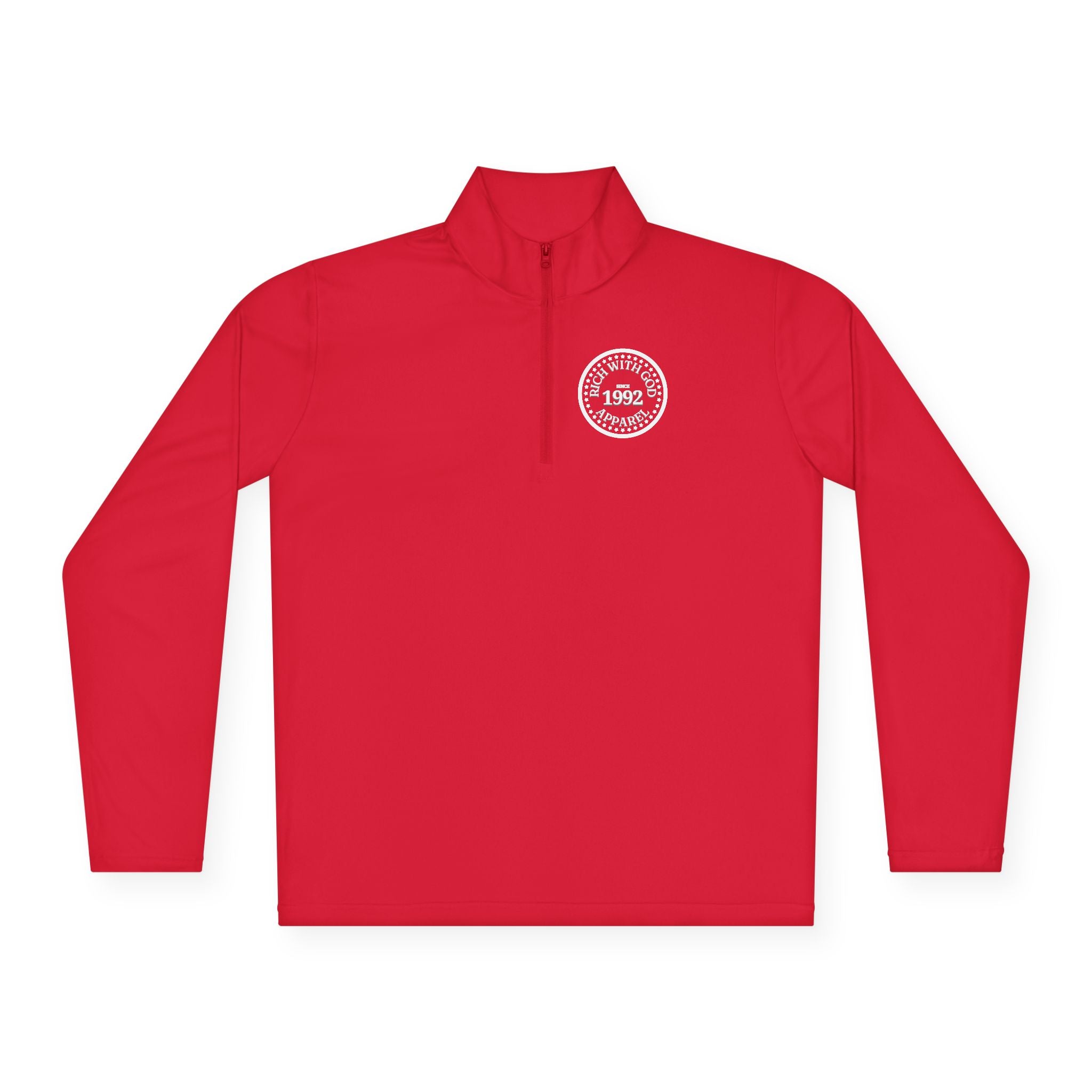 Rich With God Unisex Quarter-Zip Pullover