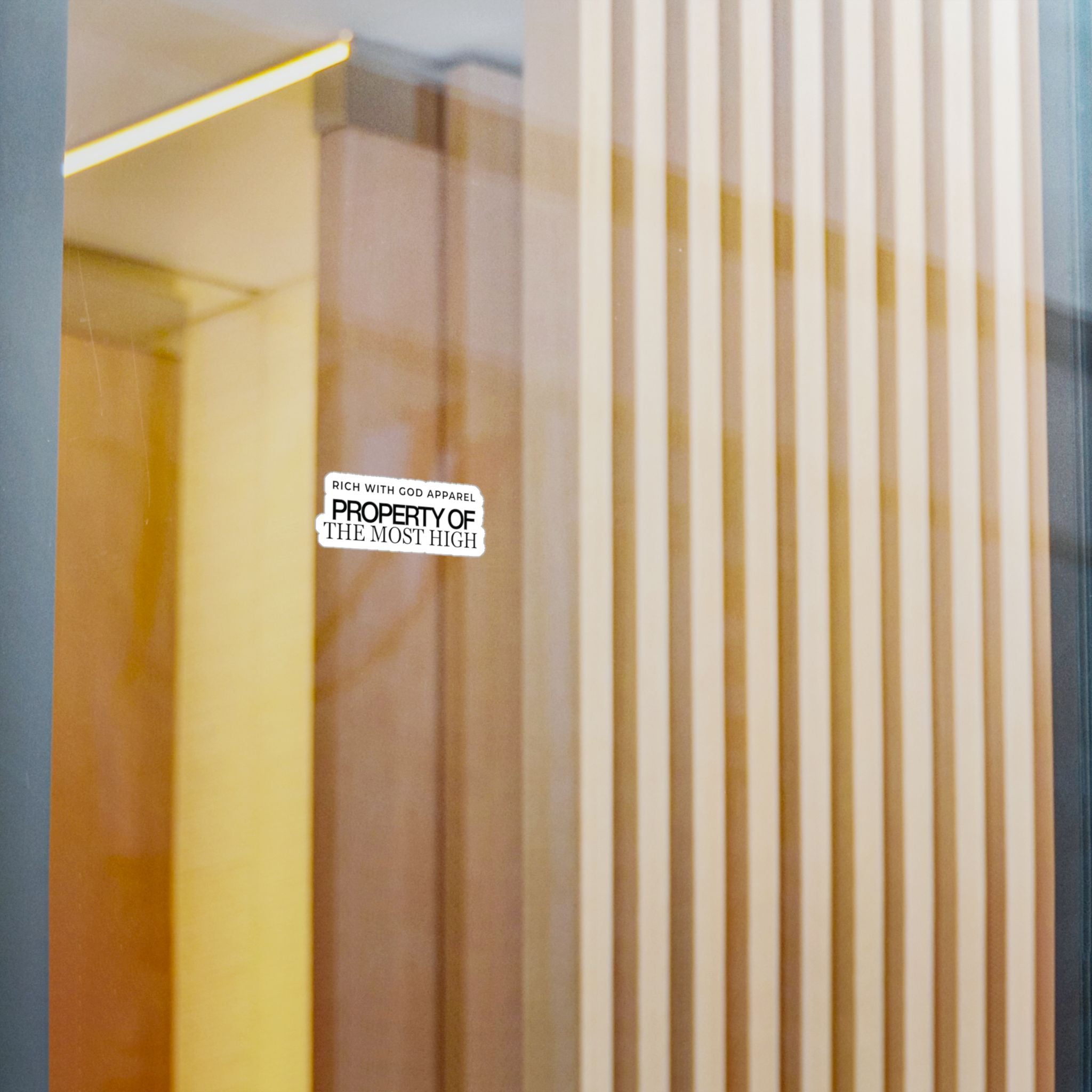 Property of the Most High Vinyl Sticker