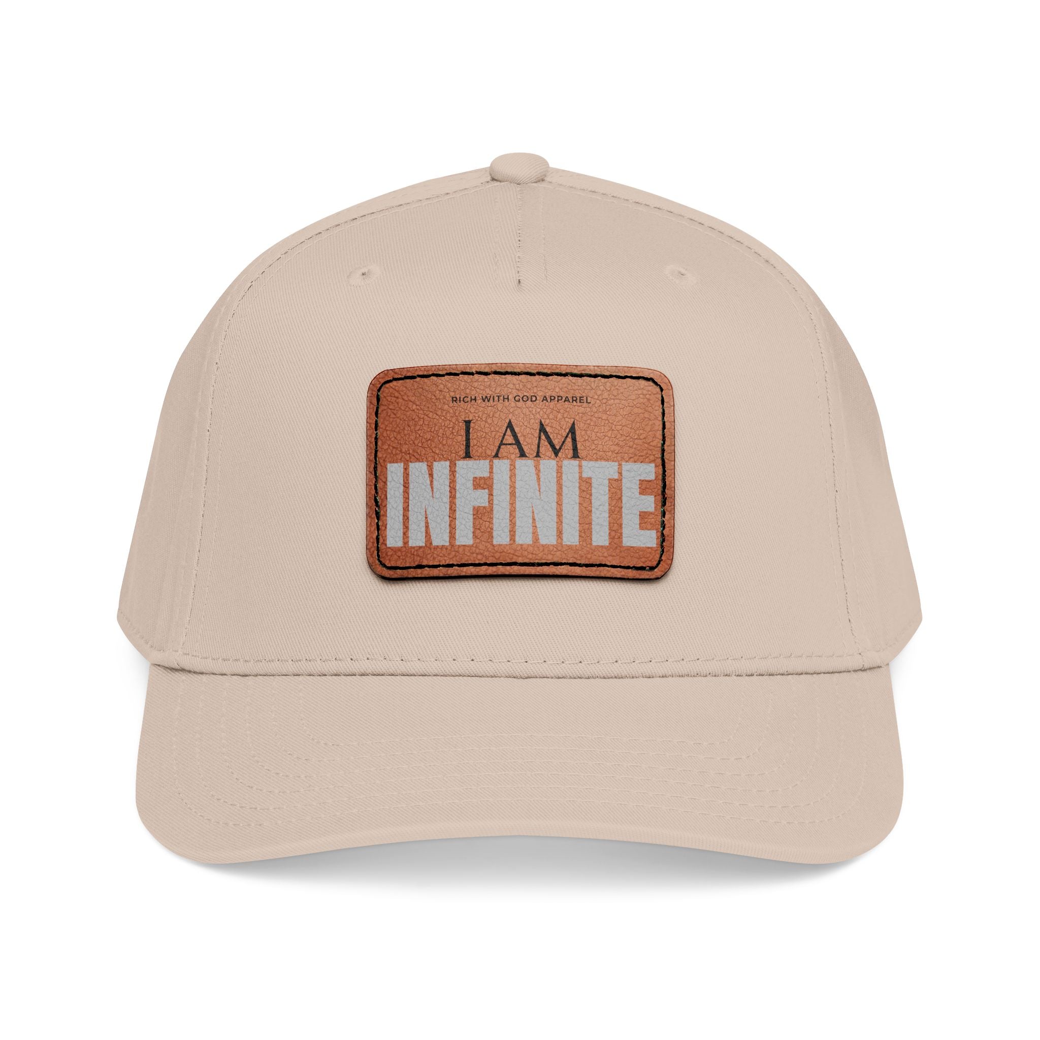 I AM INFINITE Leather Patch Baseball Cap