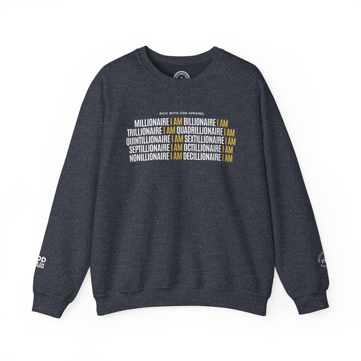 Millionaire I Am Billionaire I Am Crewneck Sweatshirt