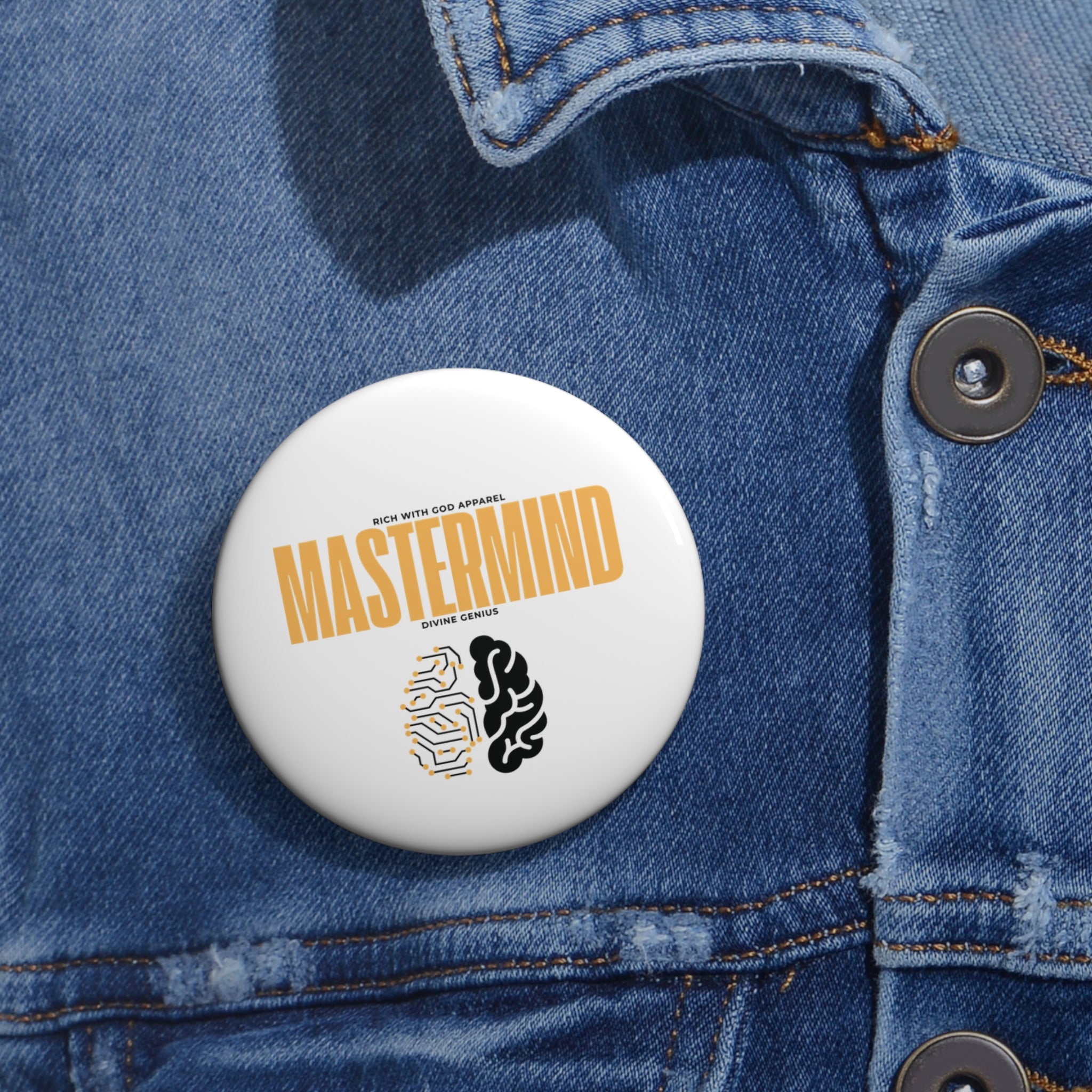 "Mastermind" Pin Button