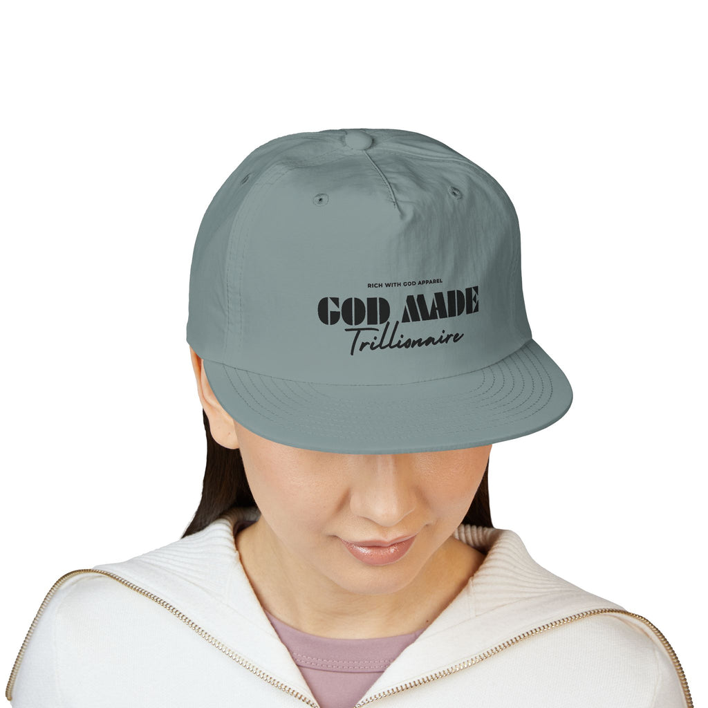 God Made Trillionaire Surf Cap Snapback