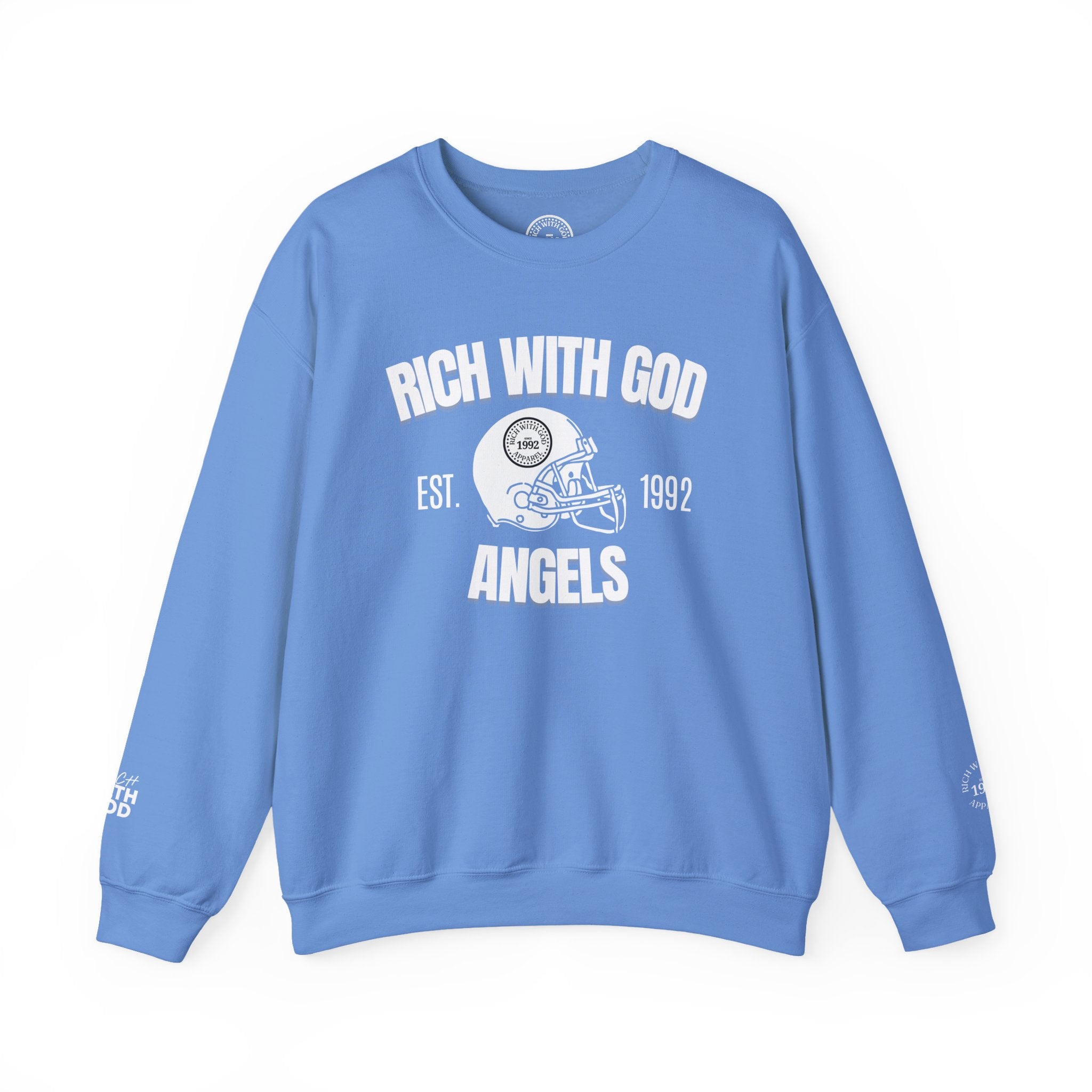 Rich With God Angels Crewneck Sweatshirt