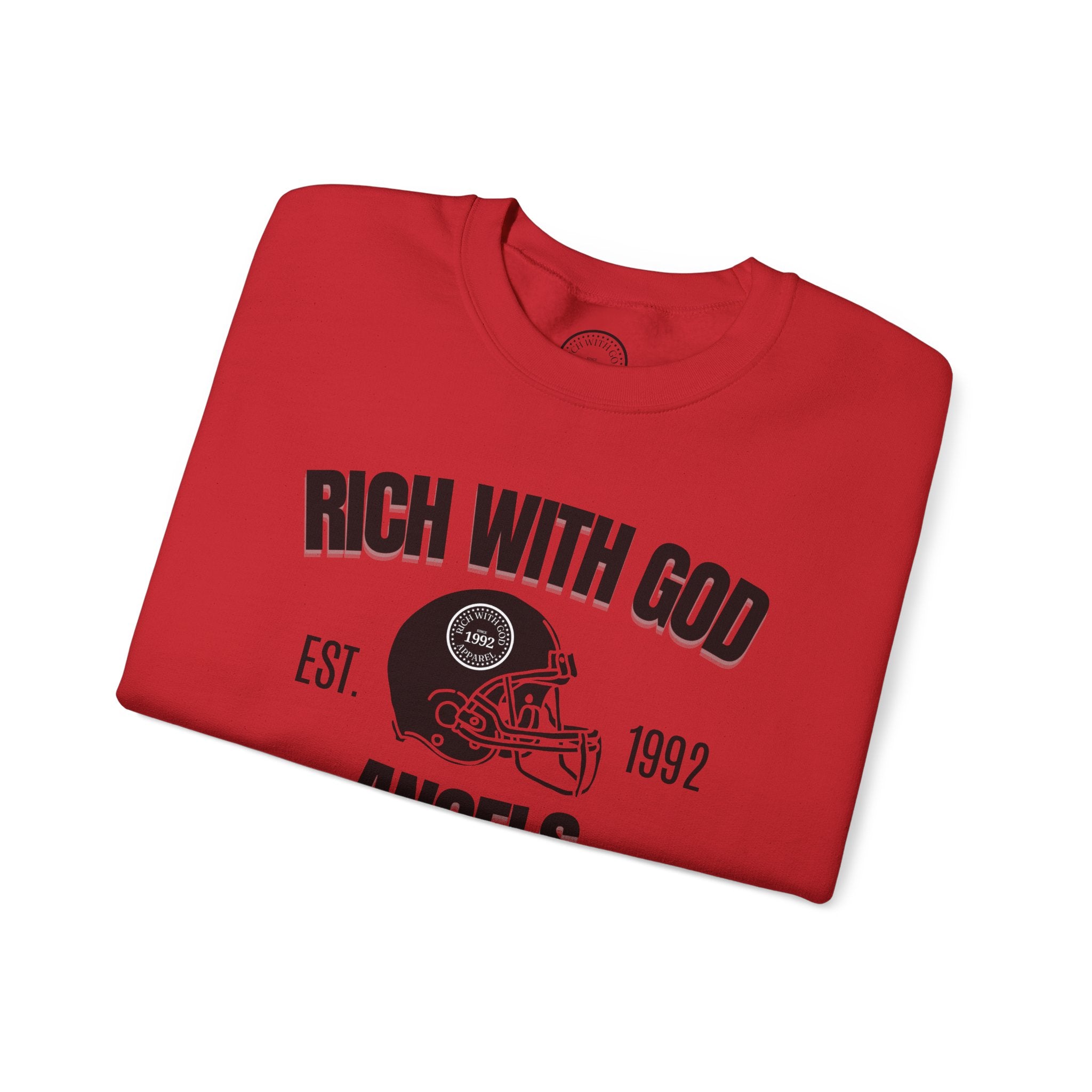 Rich With God Angels Crewneck Sweatshirt