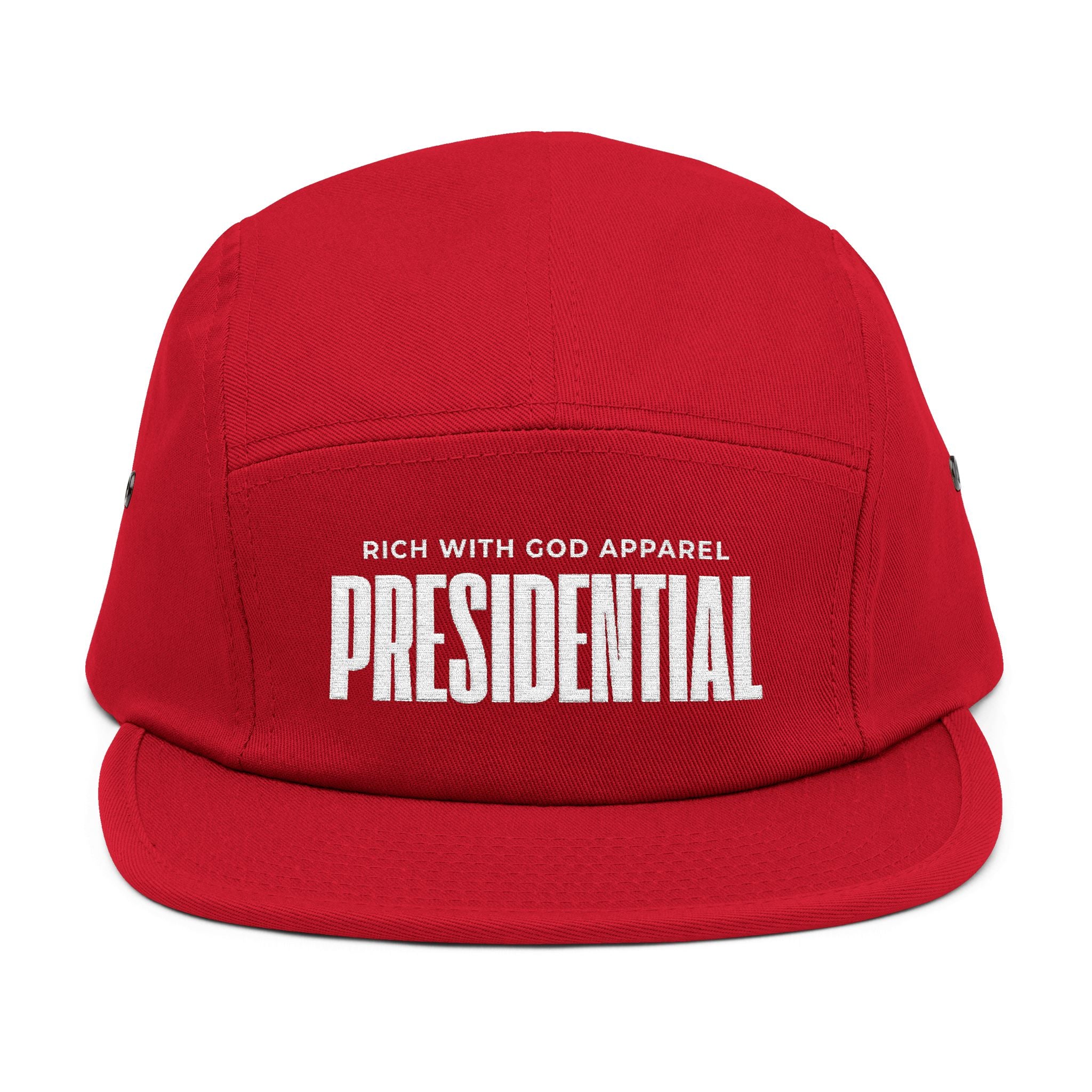 Presidential 5 Panel Cap (Embroidery)