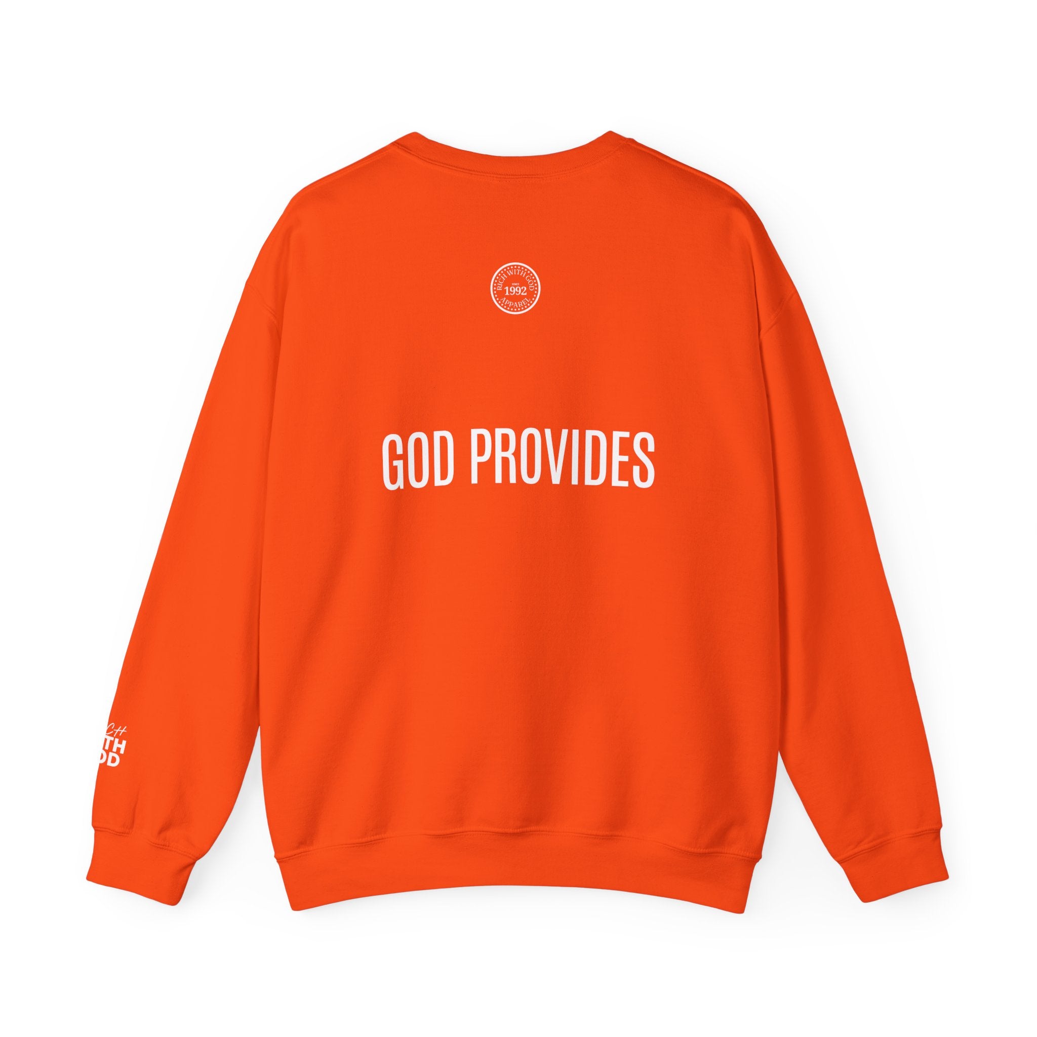 Rich With God Original Crewneck — God Provides Edition