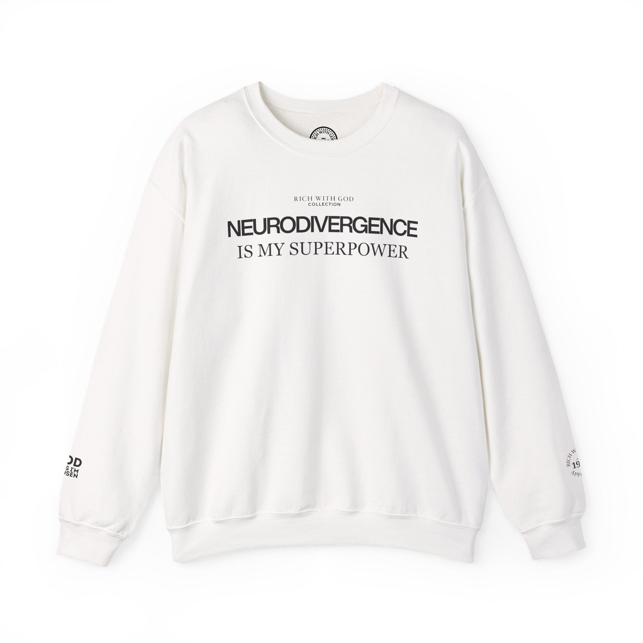 Neurodivergence is My Superpower Crewneck Sweatshirt