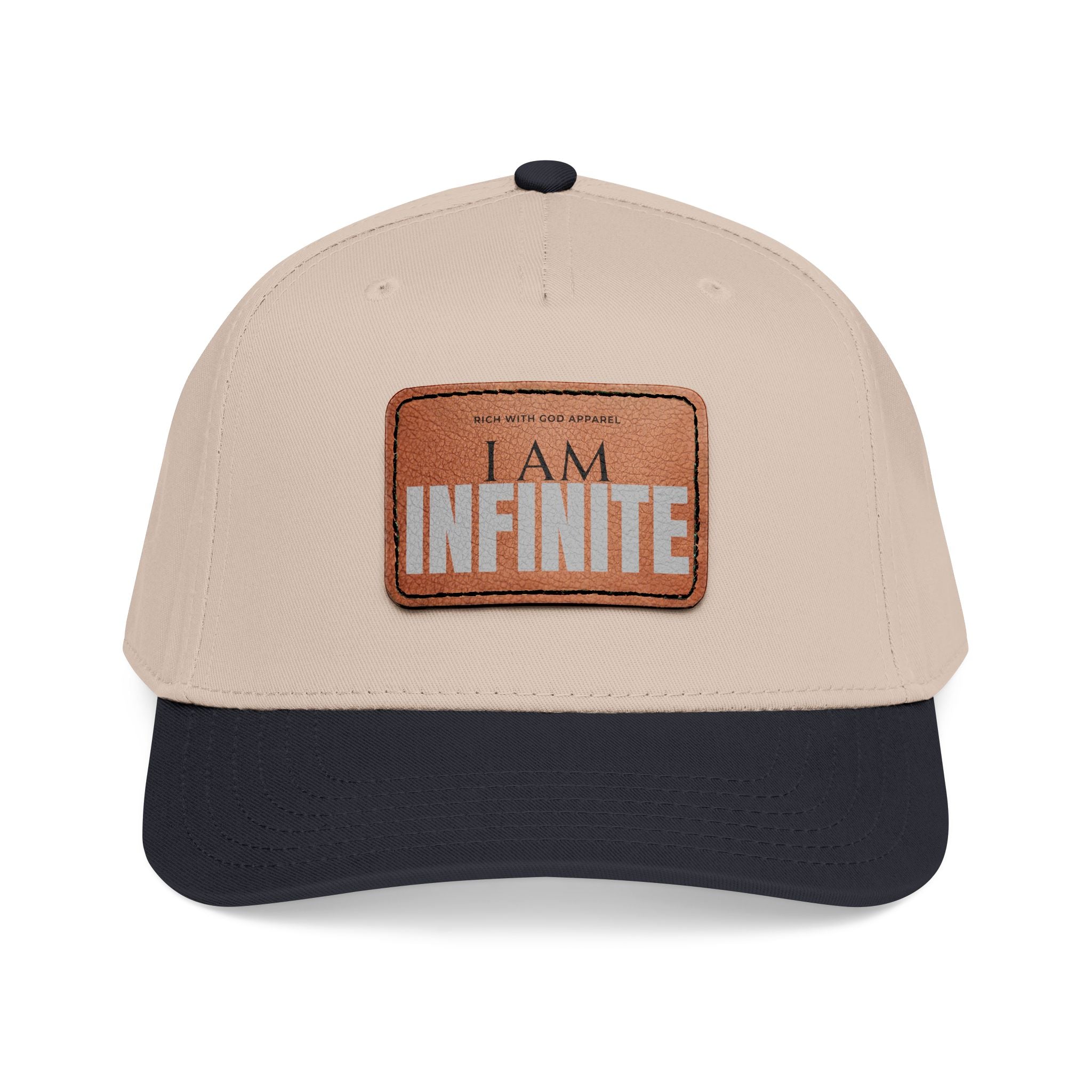 I AM INFINITE Leather Patch Baseball Cap