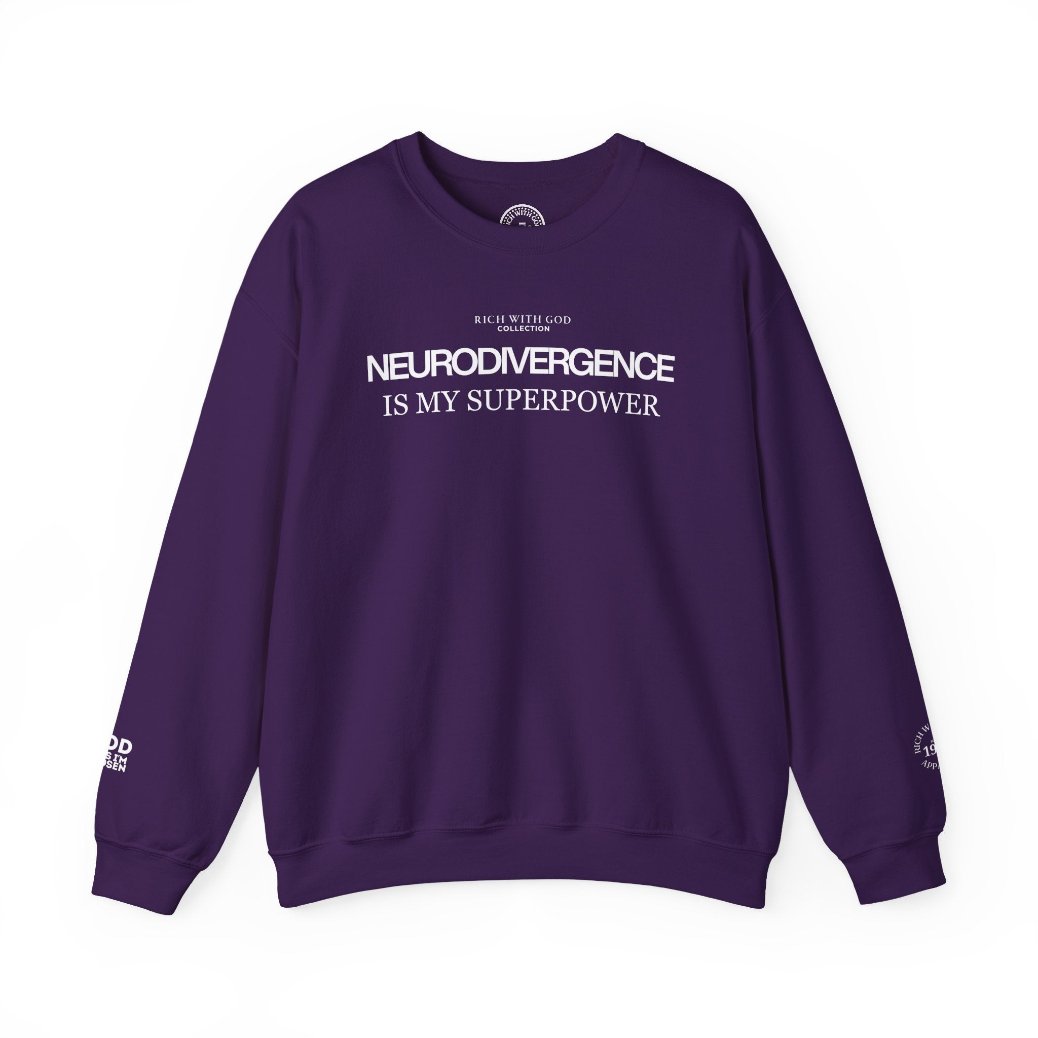Neurodivergence is My Superpower Crewneck Sweatshirt