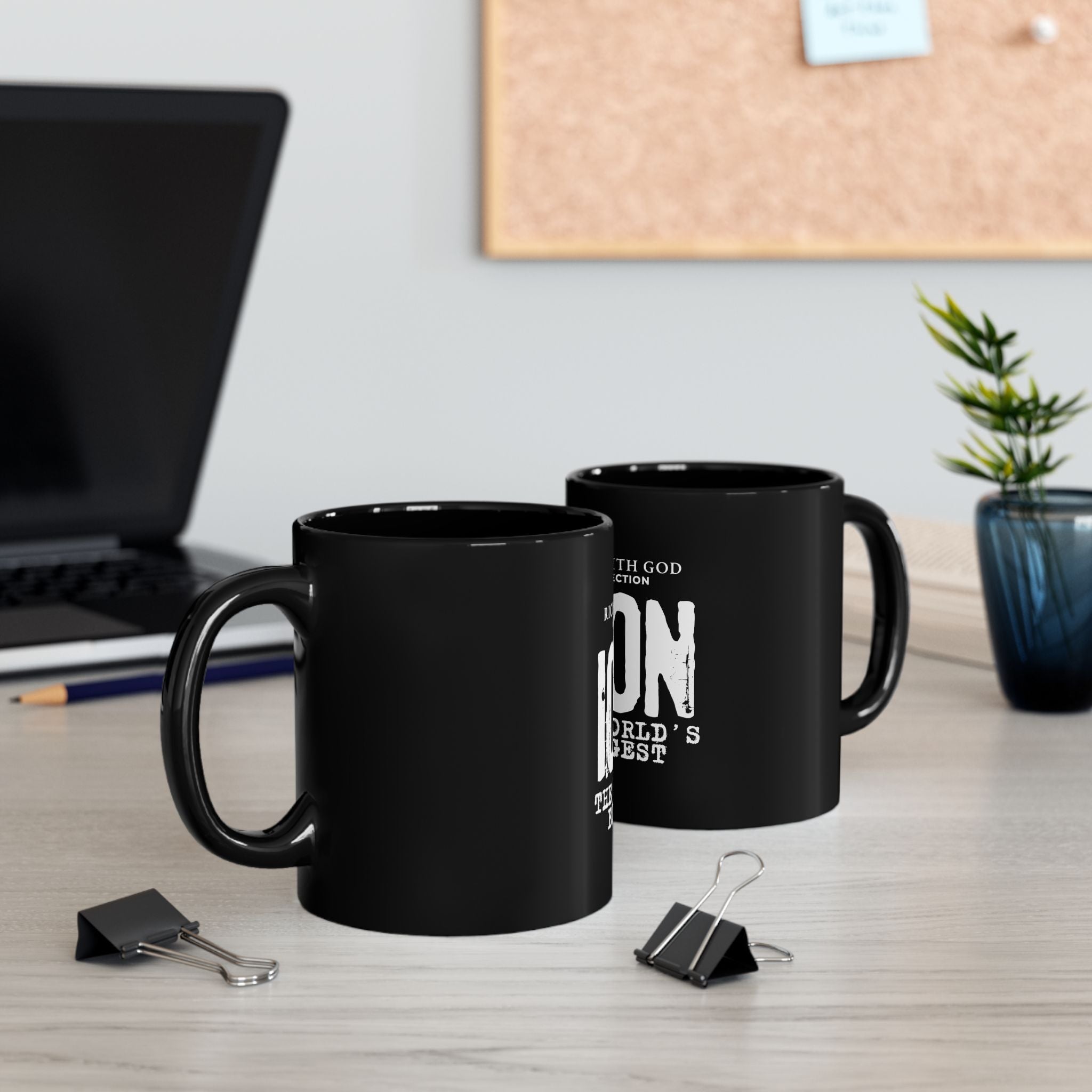 Icon - The World's Biggest Black Mug (11oz, 15oz)