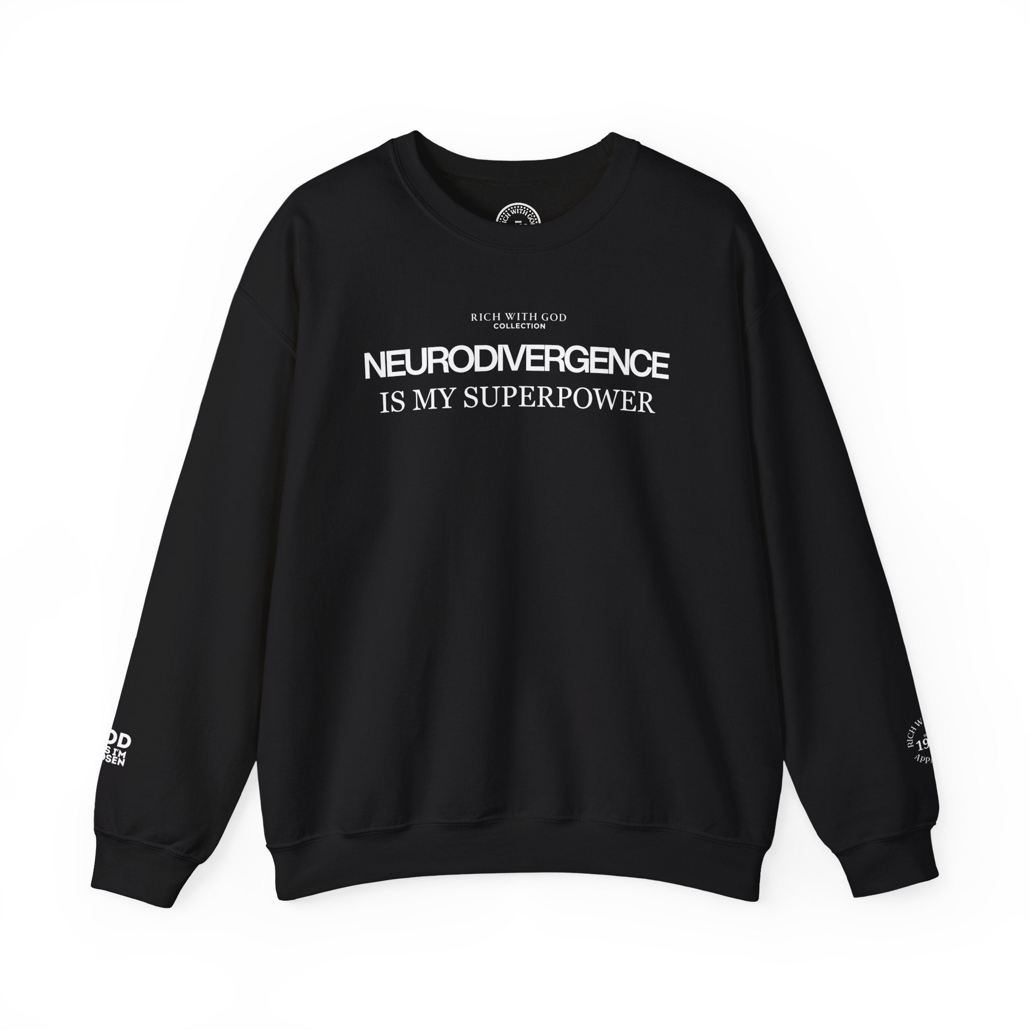 Neurodivergence is My Superpower Crewneck Sweatshirt