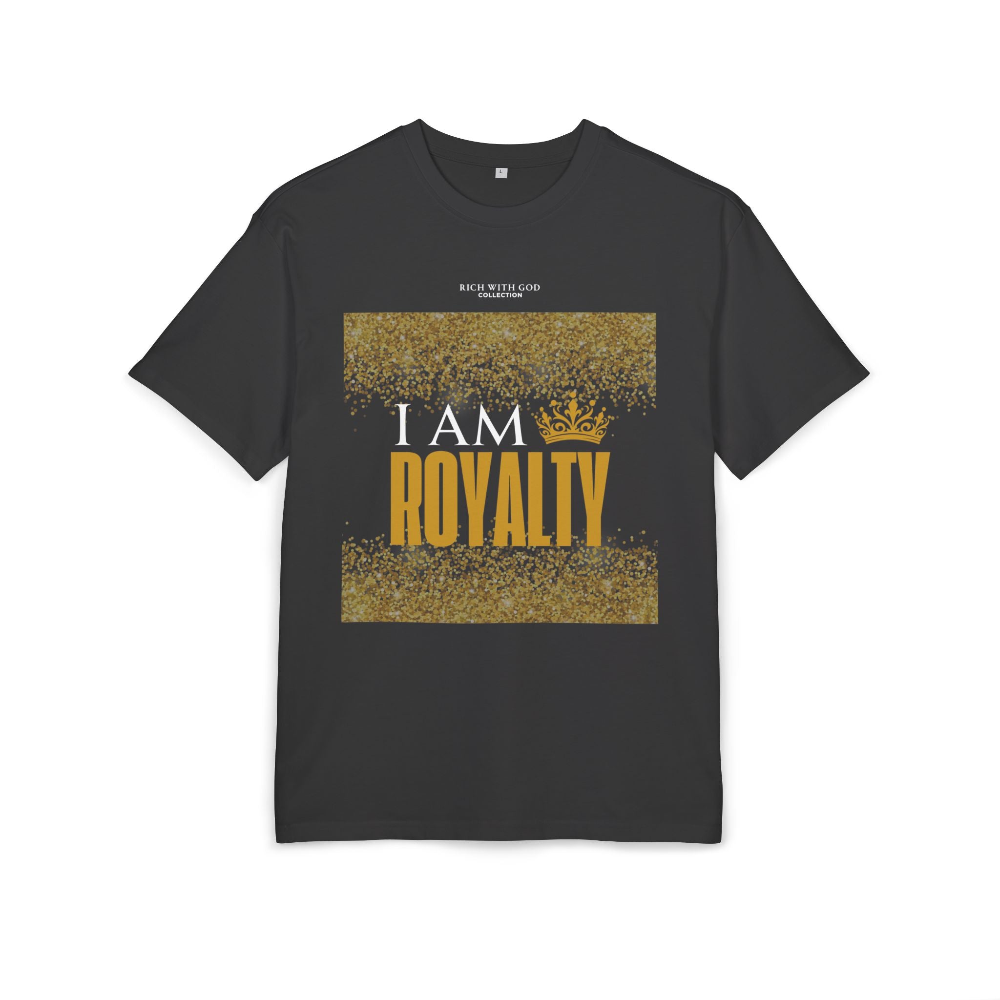 I Am Royalty Oversized Graphic Tee