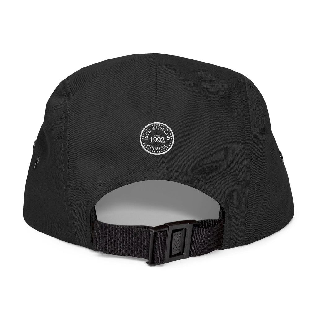 Rich With God Collection 5 Panel Cap (Embroidery)