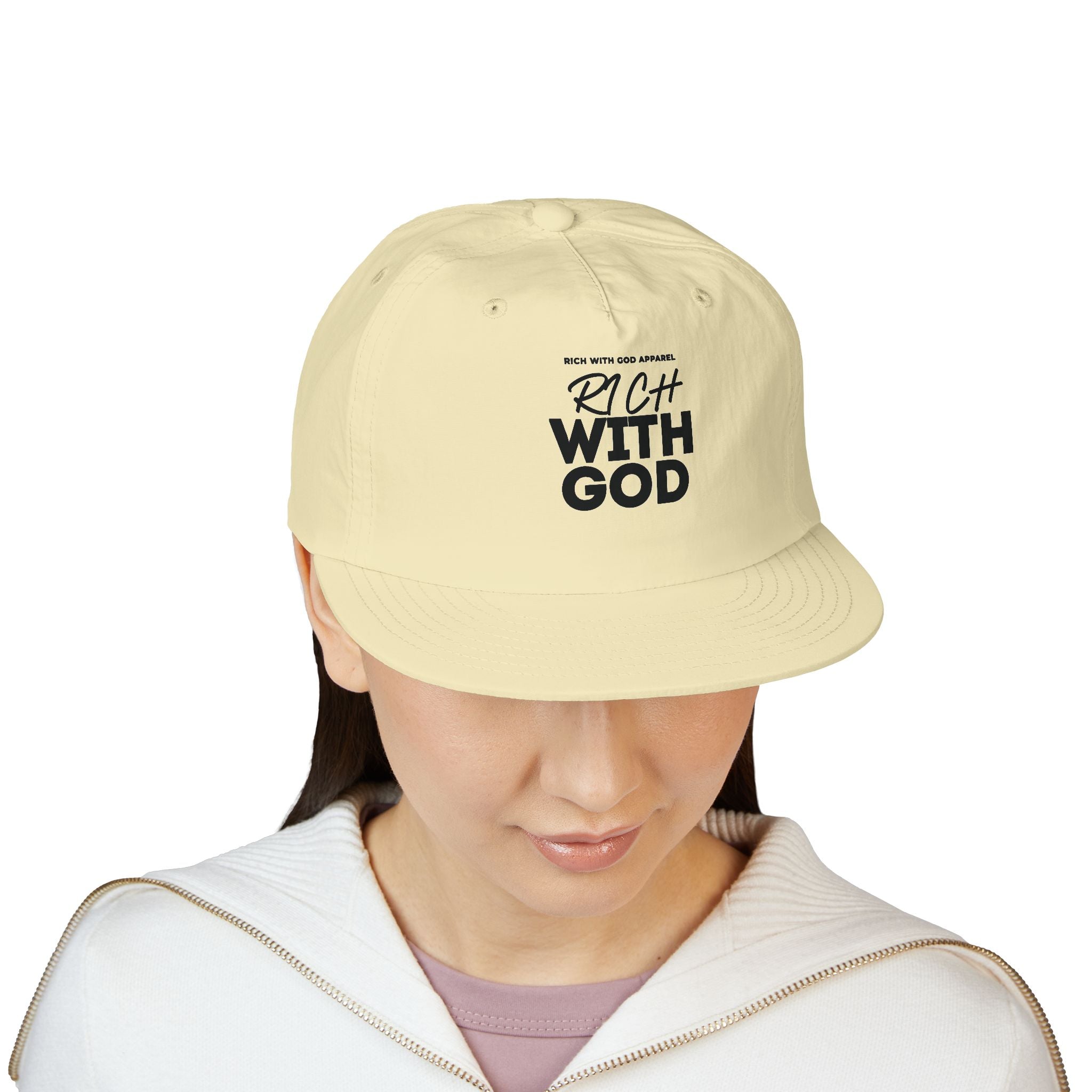 Rich With God Surf Cap Snapback