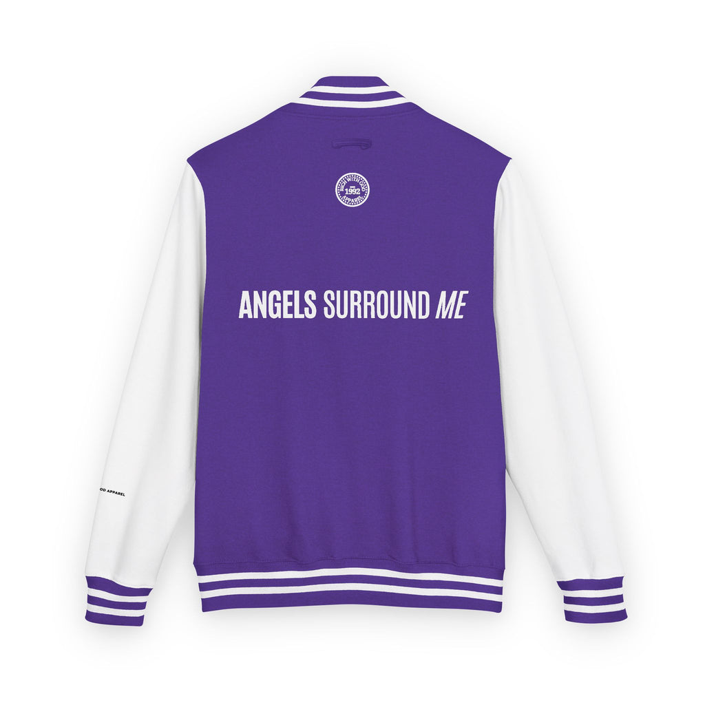 Letterman Jacket — 'Angels Surround Me' Varsity Jacket
