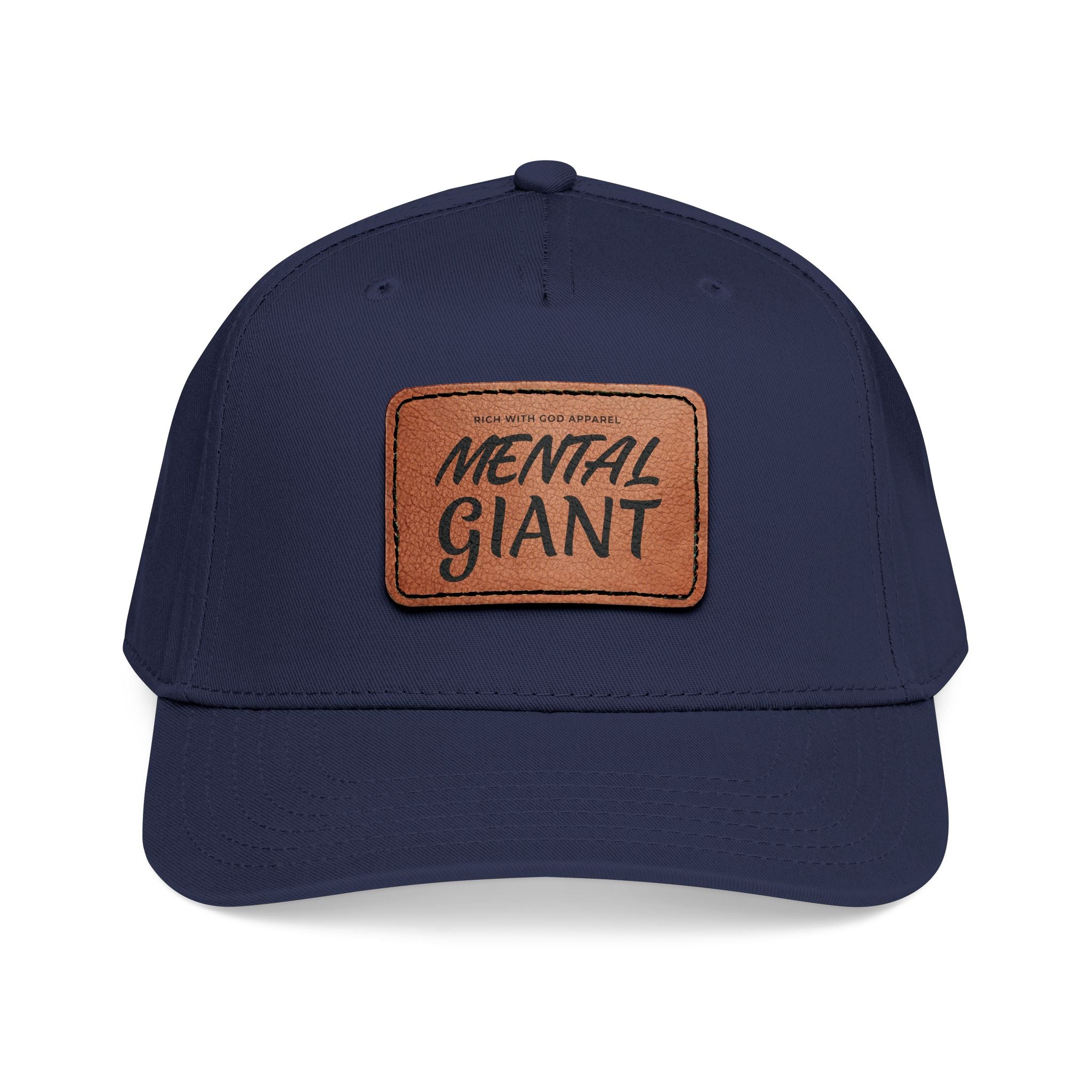 Mental Giant Leather Patch Baseball Cap