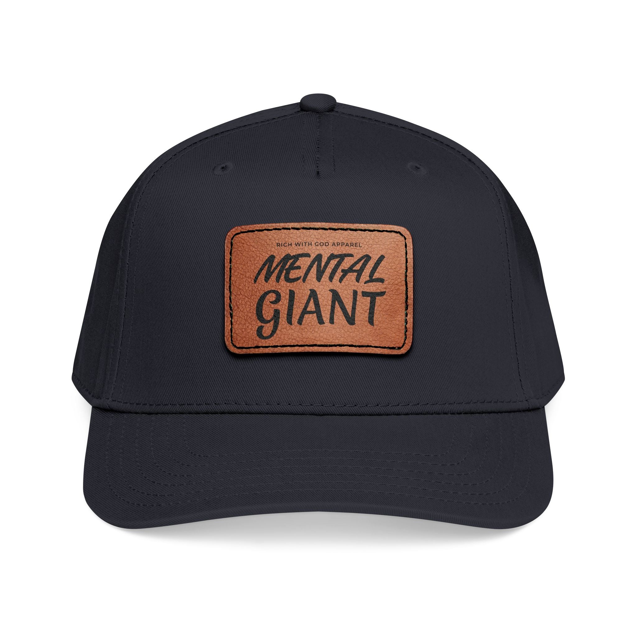 Mental Giant Leather Patch Baseball Cap