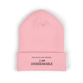 I Am Unbreakable Embroidered Cuffed Beanie