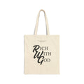 RWG - Rich With God Beige Cotton Canvas Tote Bag